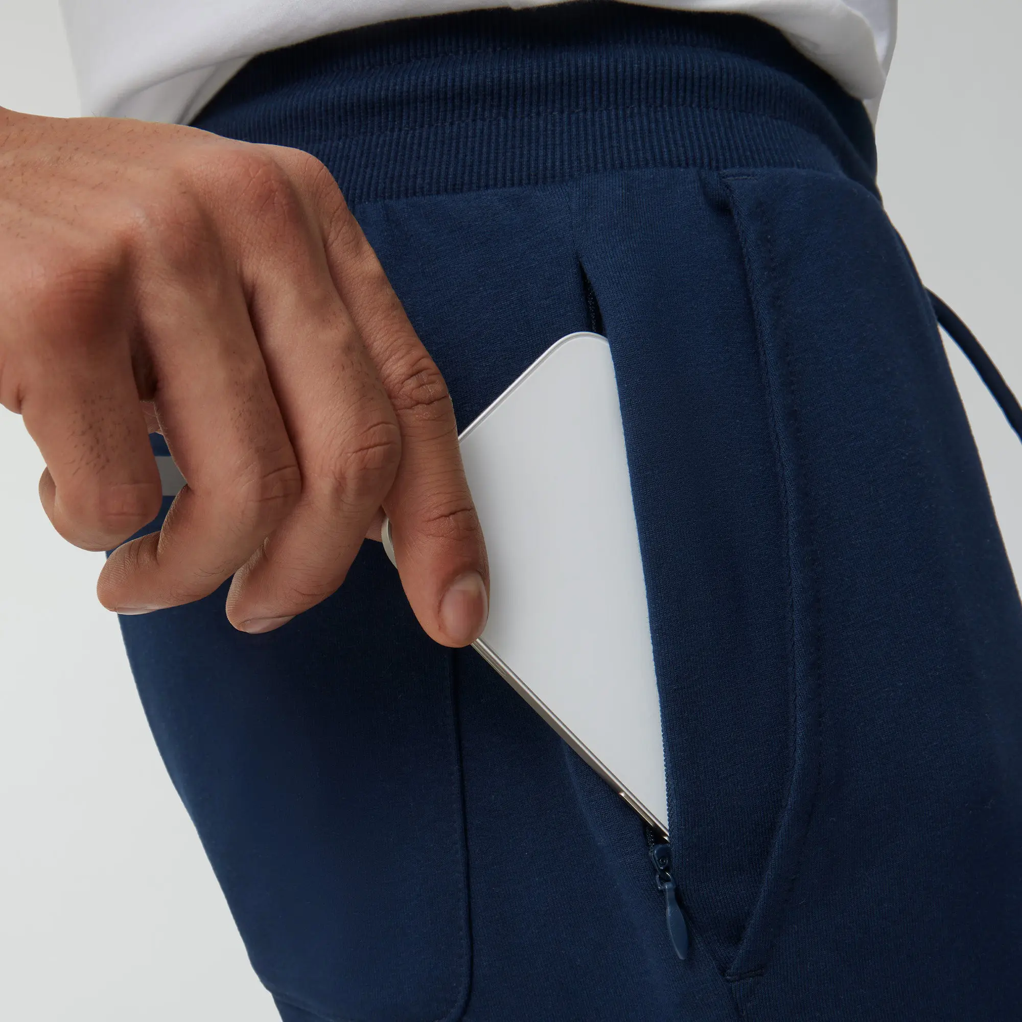 Ascent French Terry Cotton Blend Joggers Midnight Blue - Image 6
