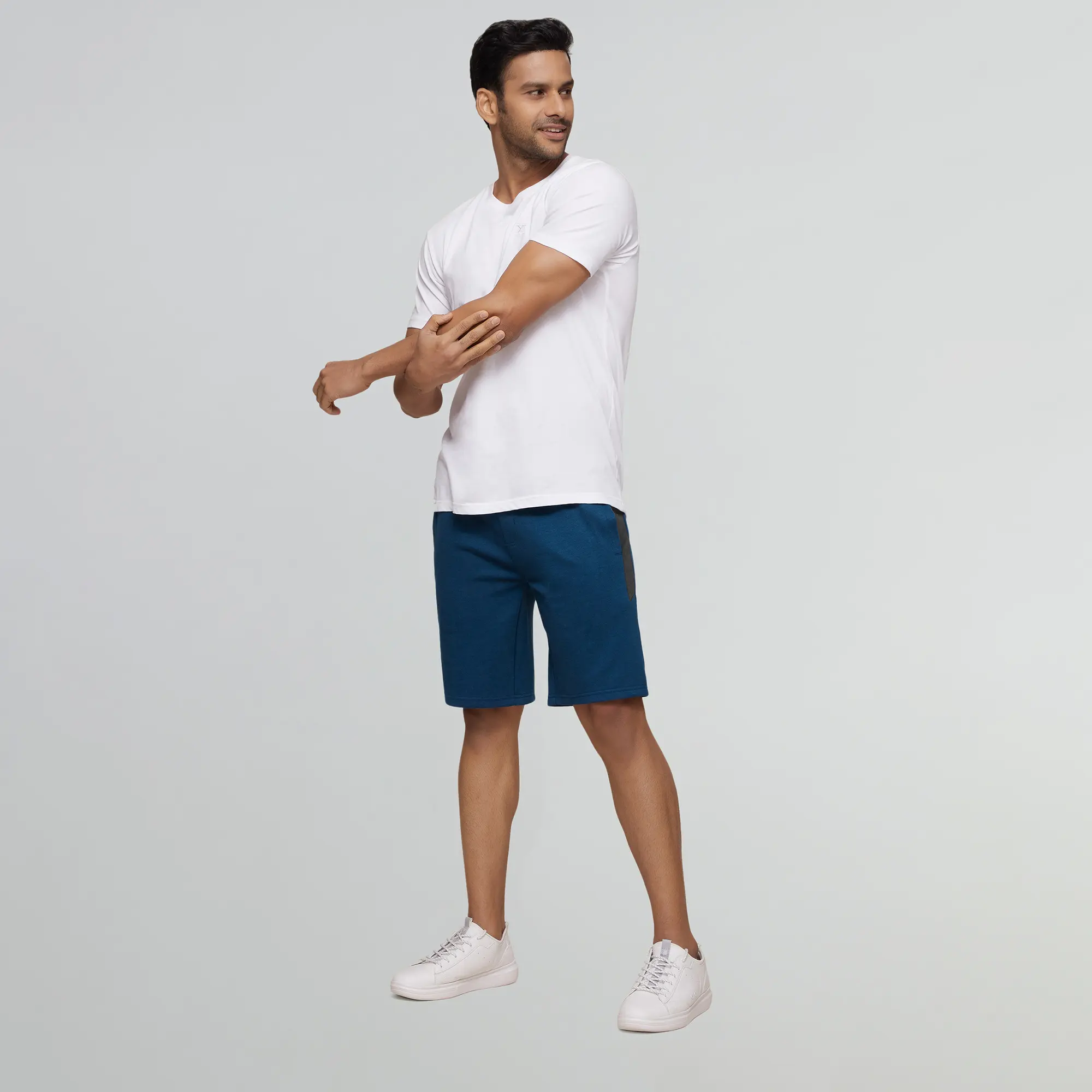 Code Cotton Rich Shorts Oxford Blue - Image 2