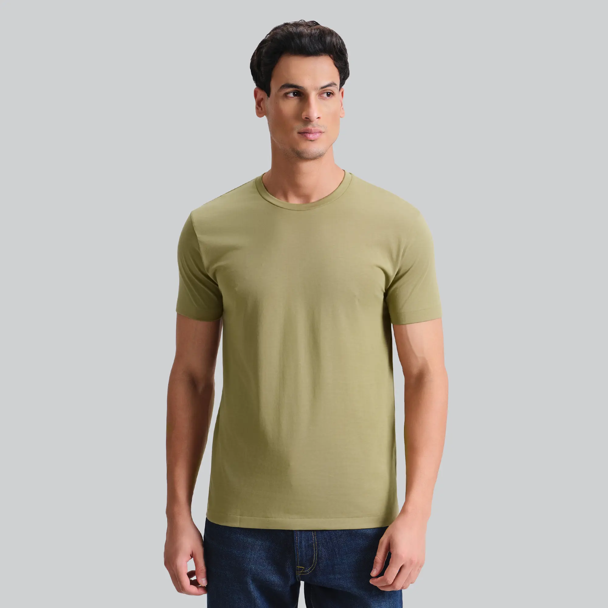 Iconique Supima Cotton T-shirt Moss Brown