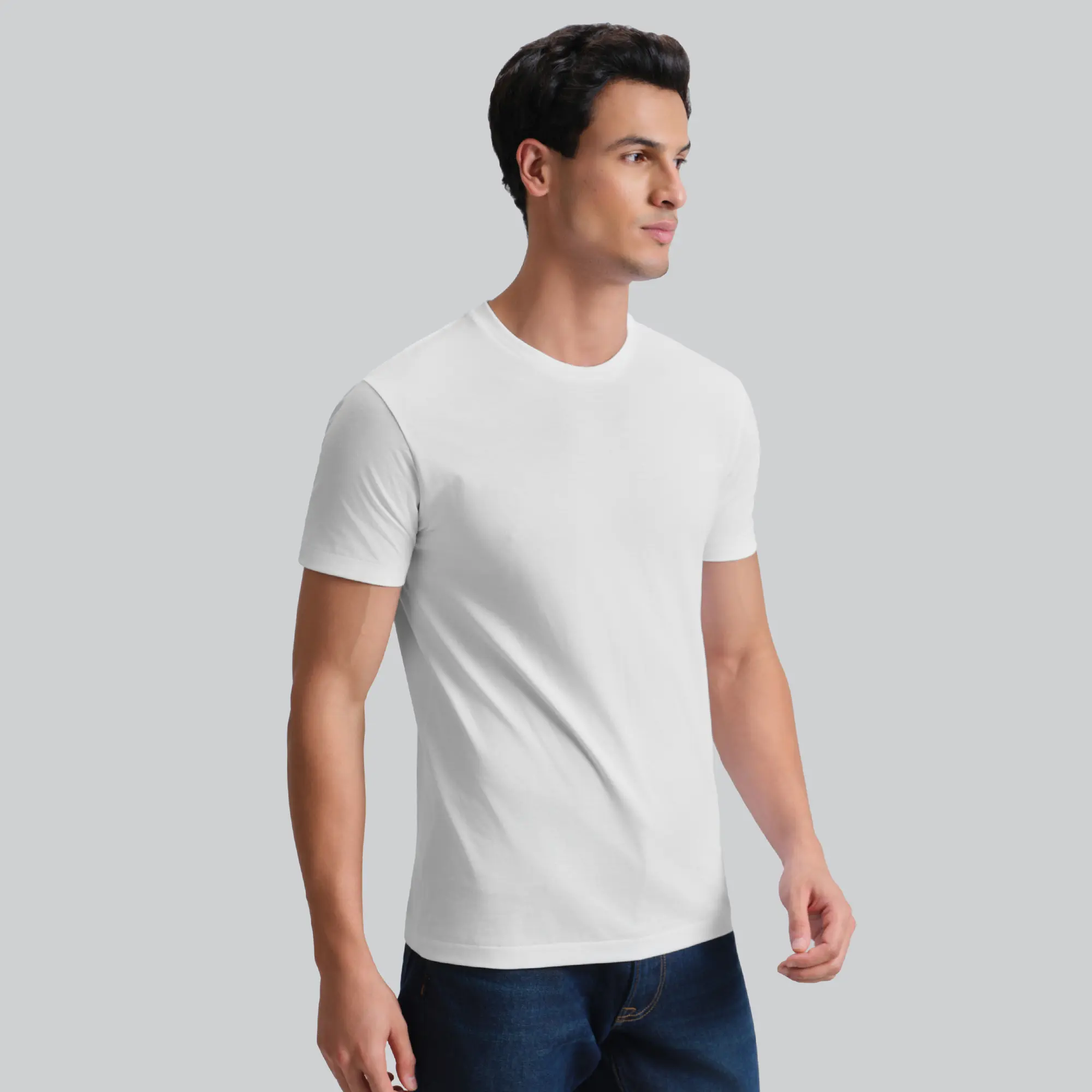 Iconique Supima Cotton T-shirt Polar White - Image 4