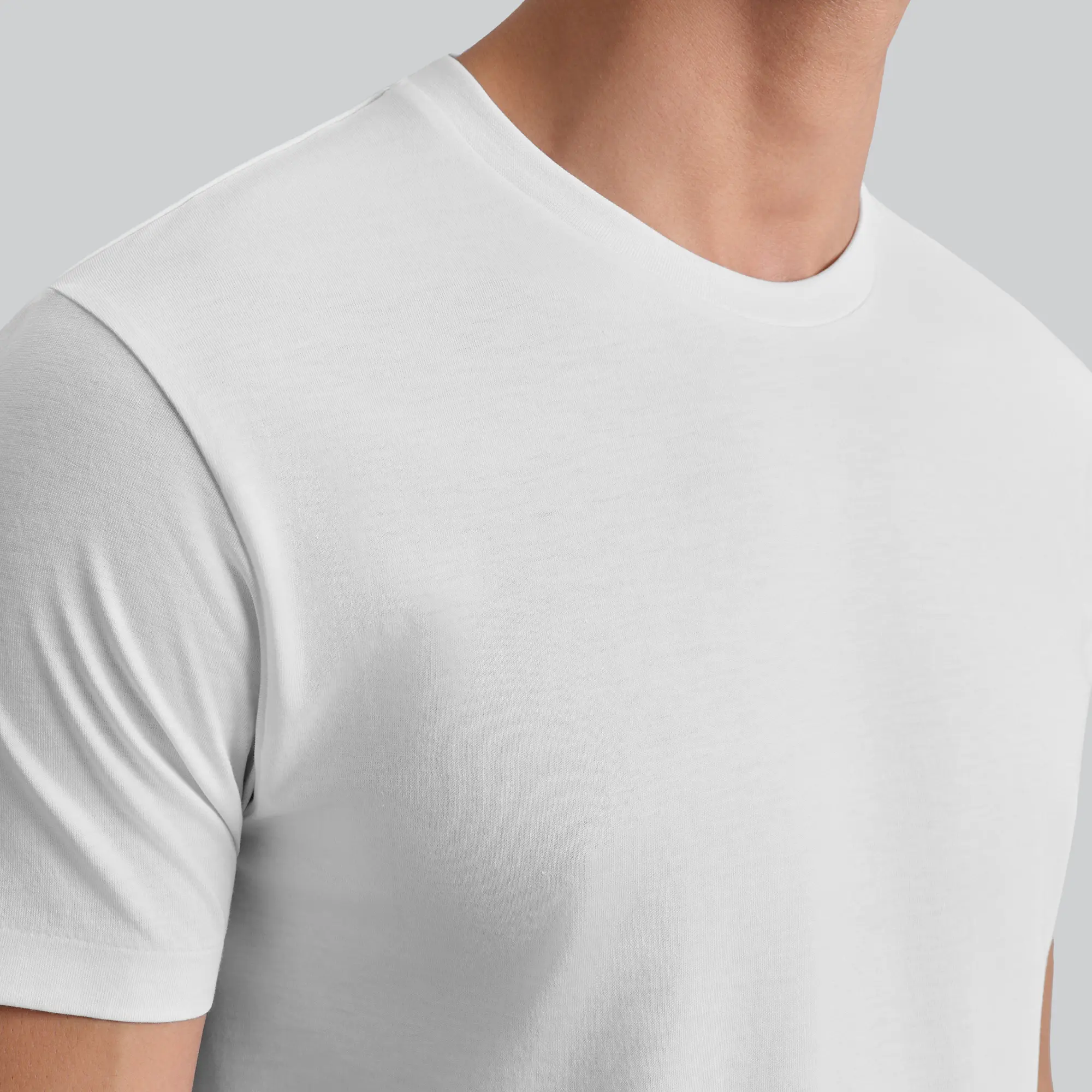 Iconique Supima Cotton T-shirt Polar White - Image 6
