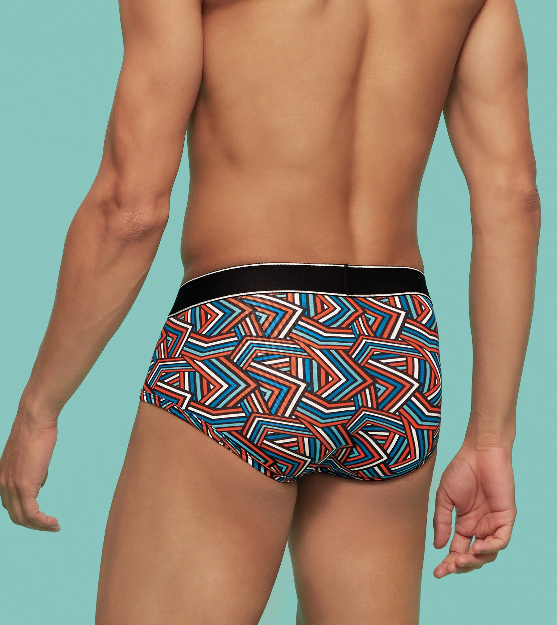 Linea Modal Briefs Red White Cocktail - Image 6