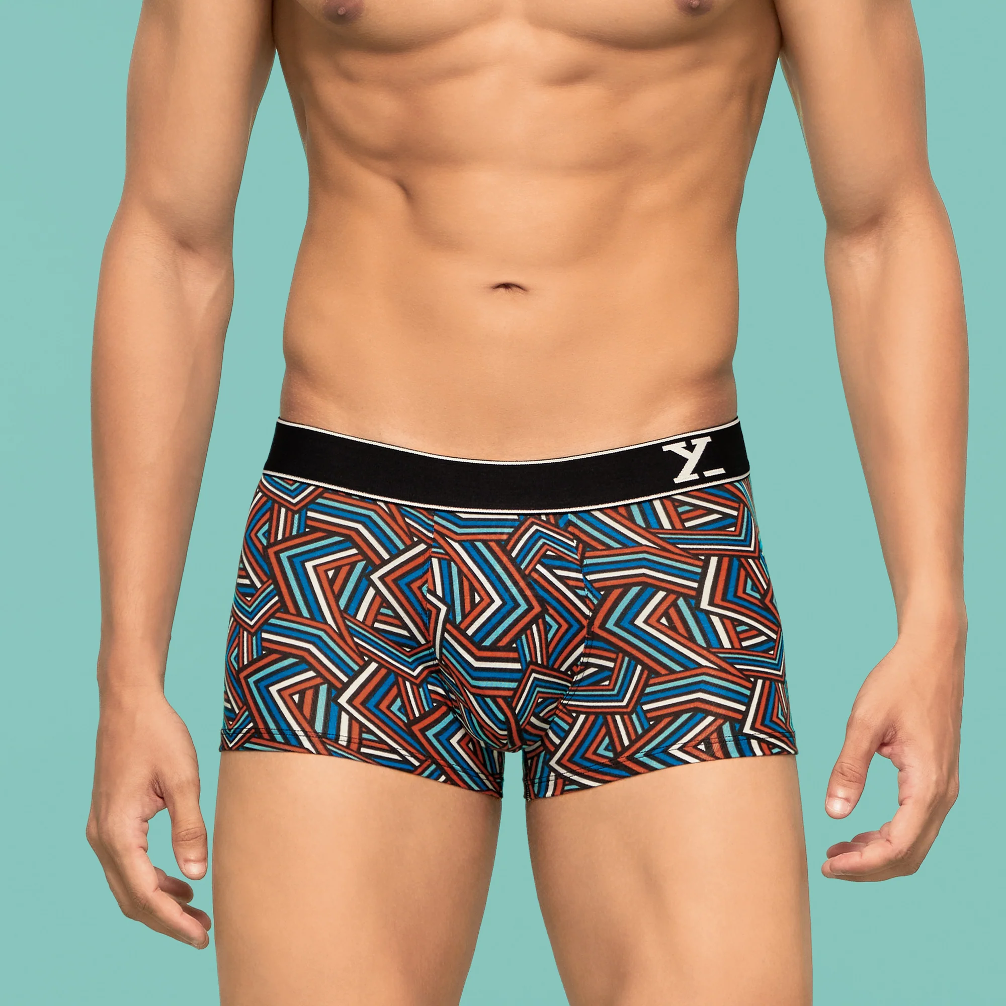 Linea Modal Trunks Red White Cocktail - Image 2