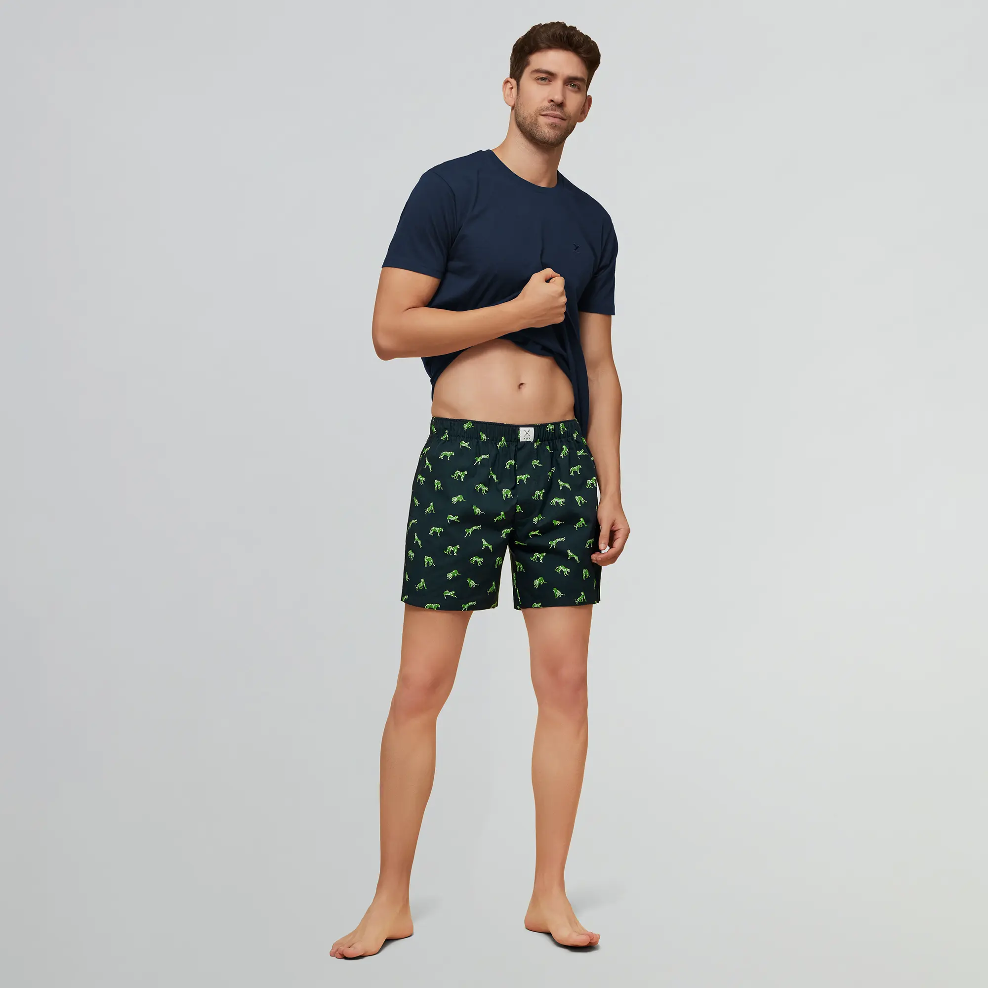Savanna Cotton Boxers Wildcat Green - Image 3