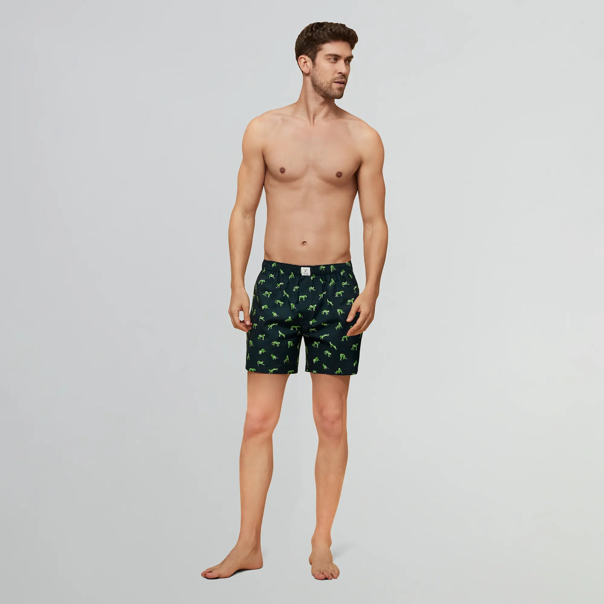 Savanna Cotton Boxers Wildcat Green - Image 4