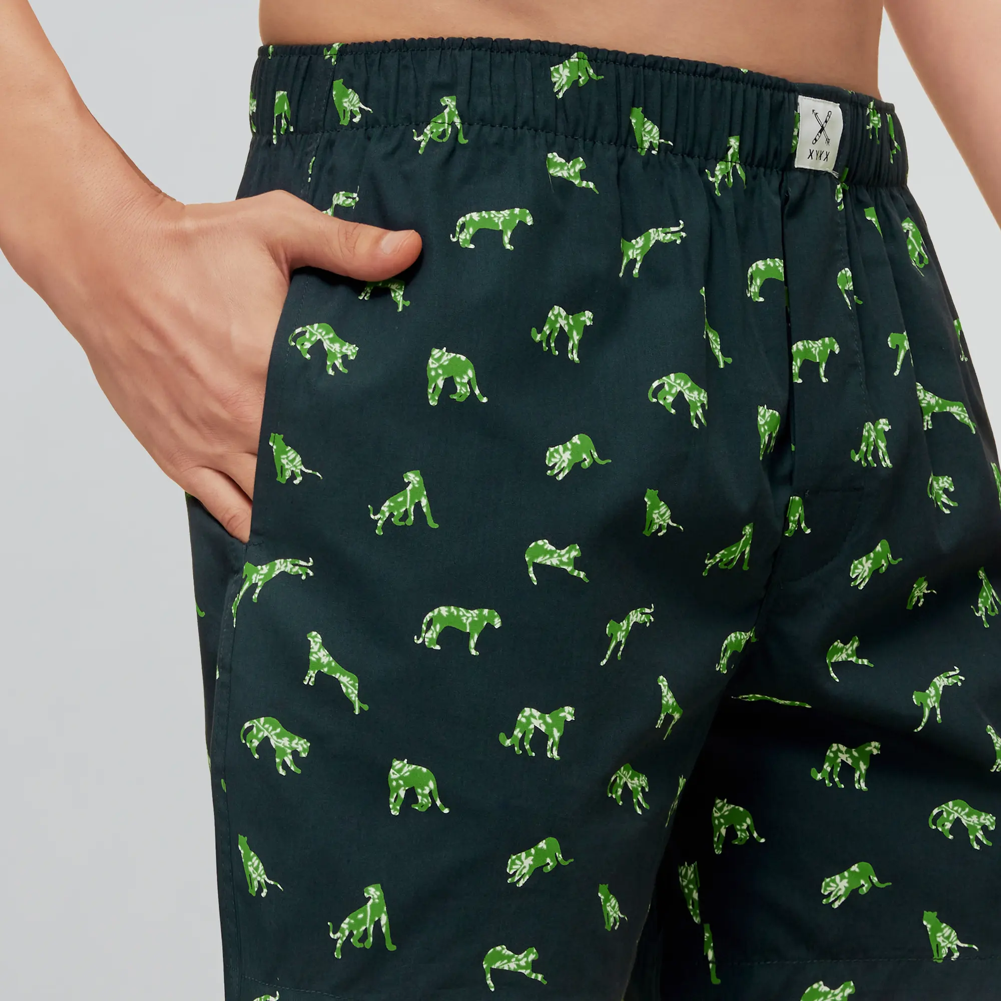 Savanna Cotton Boxers Wildcat Green - Image 7