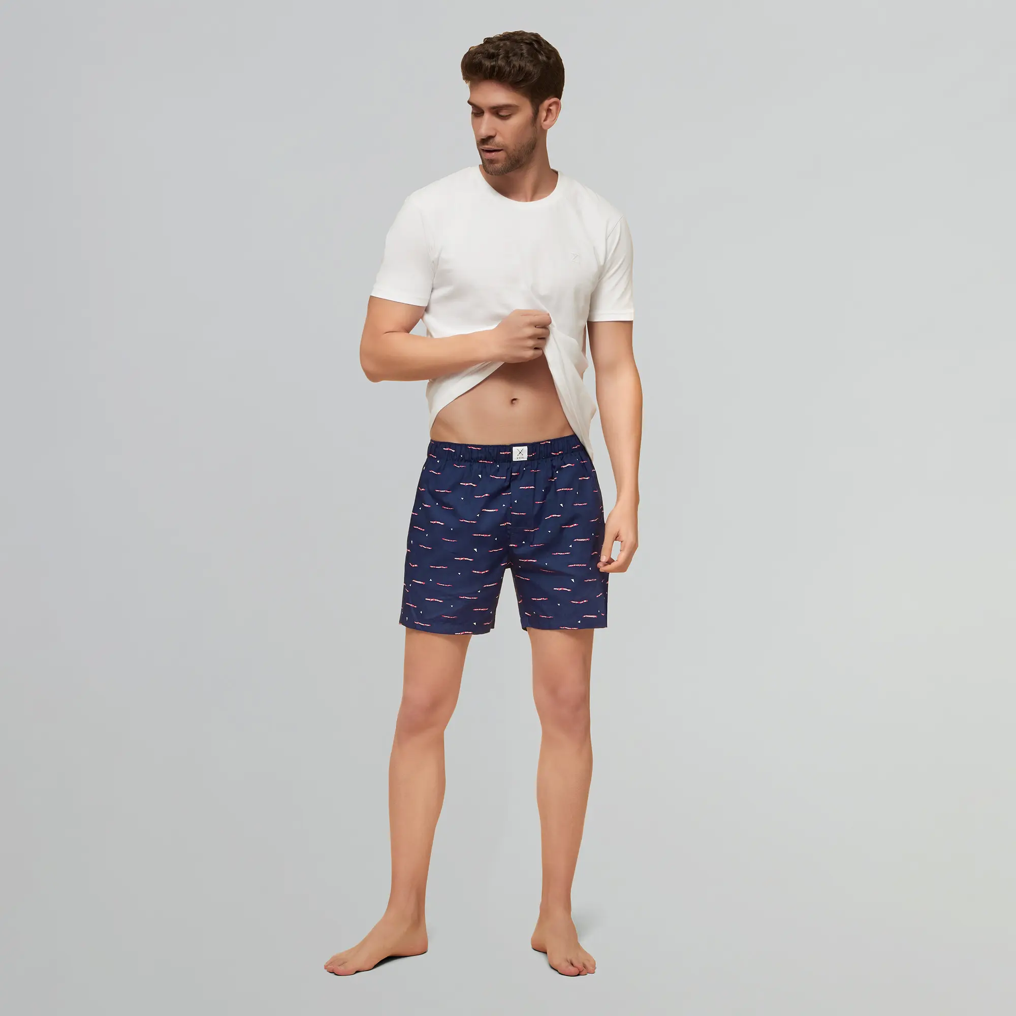 Savanna Cotton Boxers Driftwood Blue - Image 4