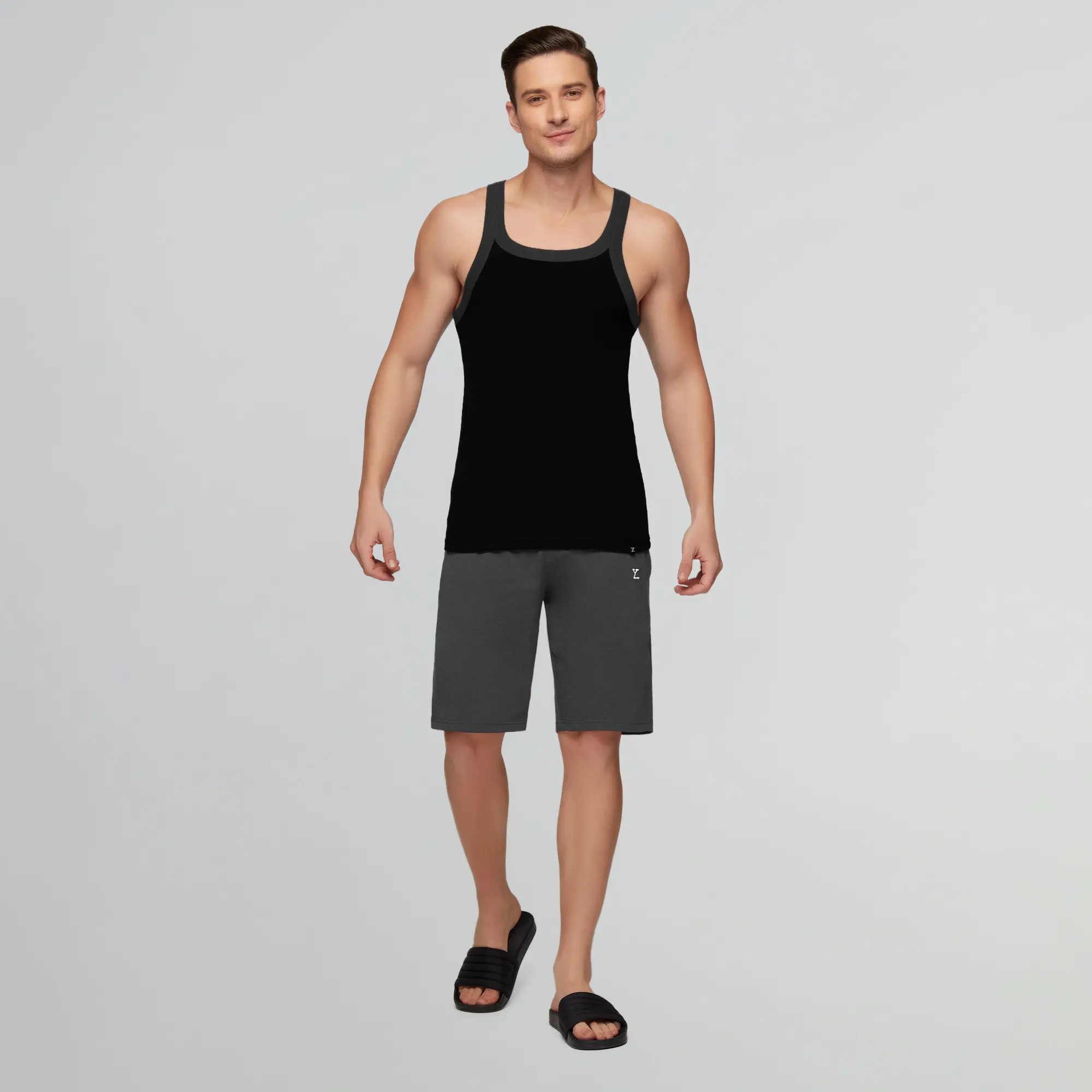 Pace Square Neck Vest Black Knight - Image 3