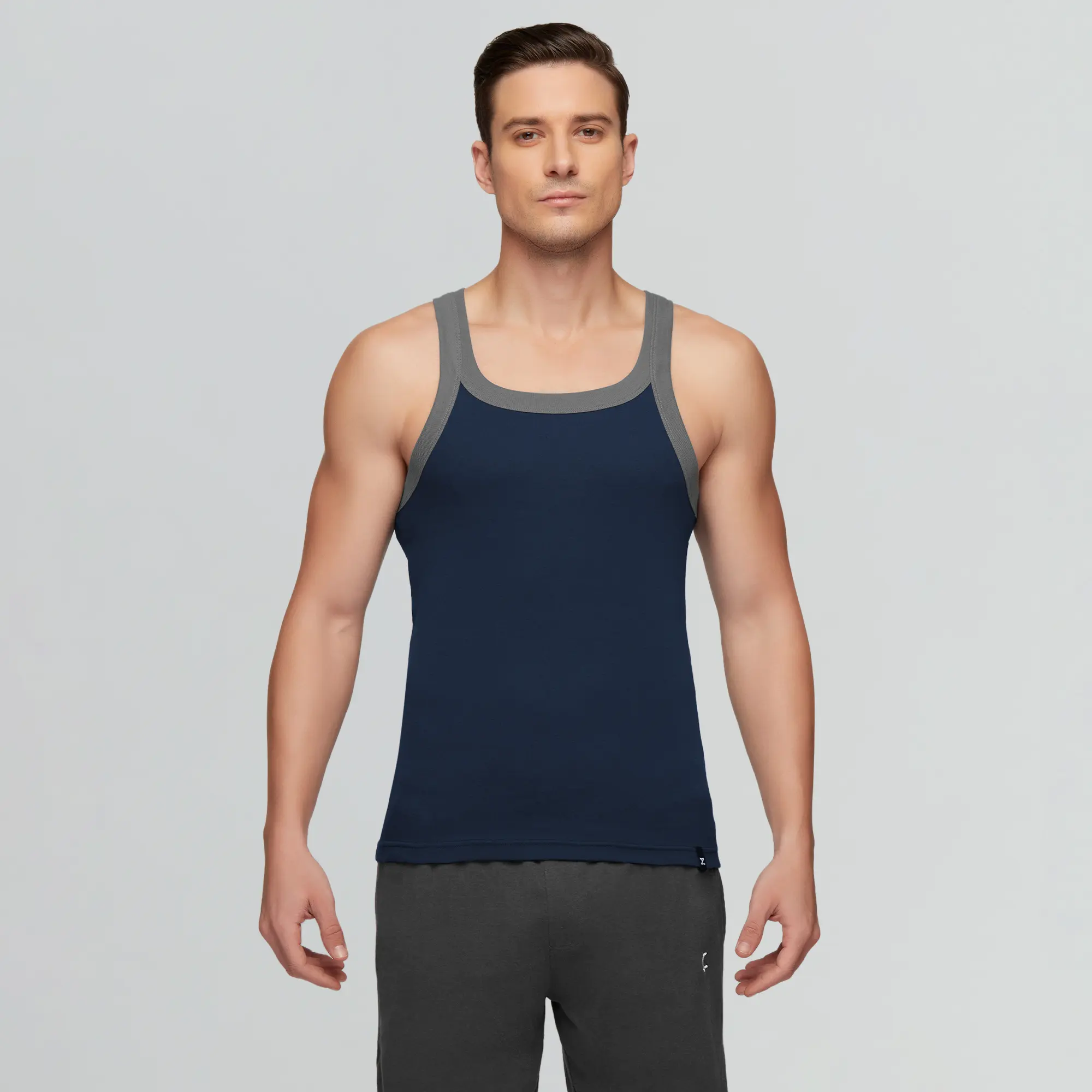 Pace Square Neck Vest Estate Blue - Image 2