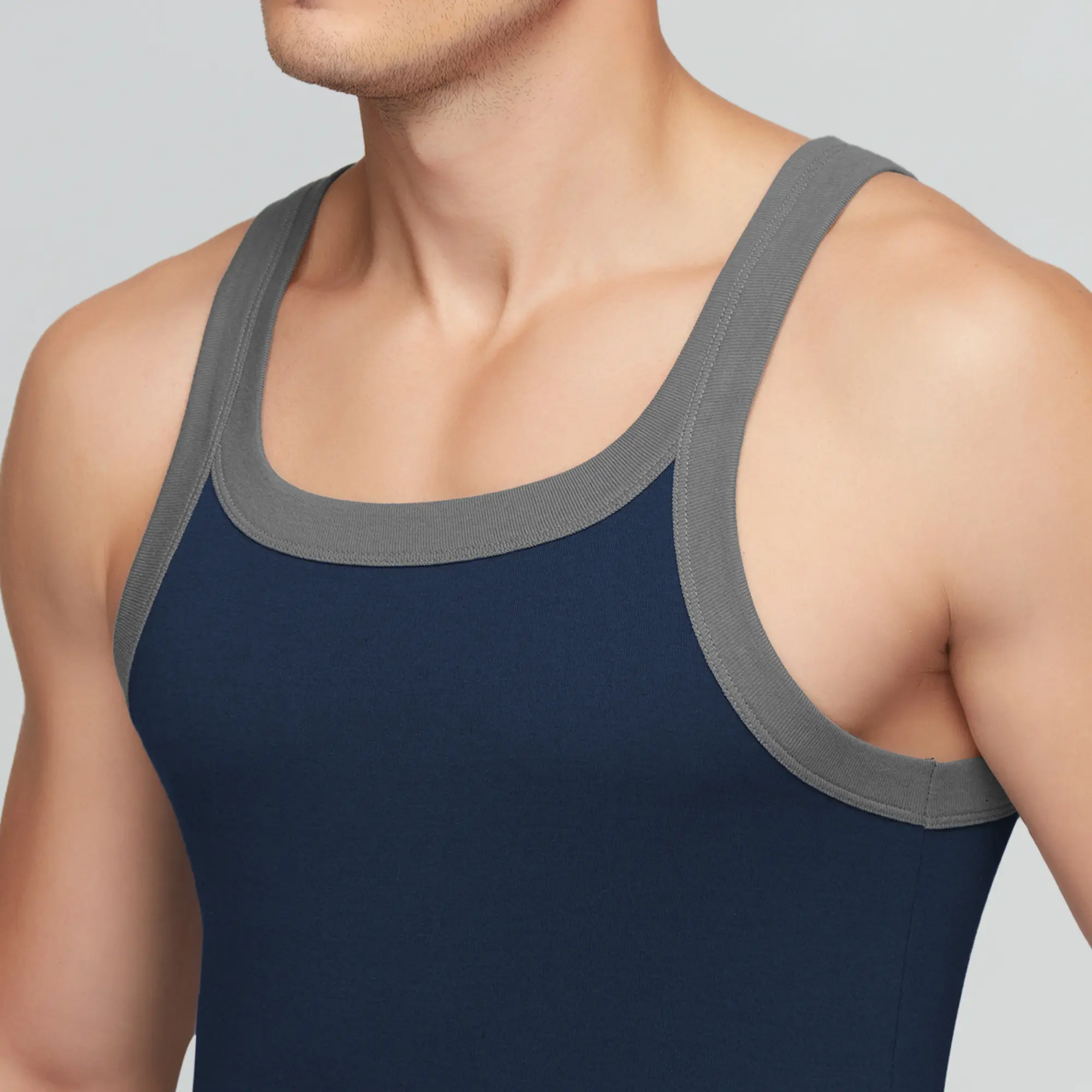 Pace Square Neck Vest Estate Blue - Image 6