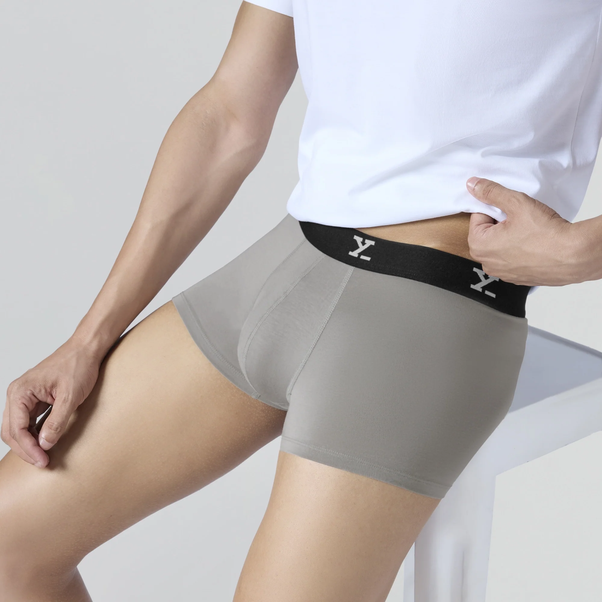 Ace Modal Trunks Heather Grey - Image 5