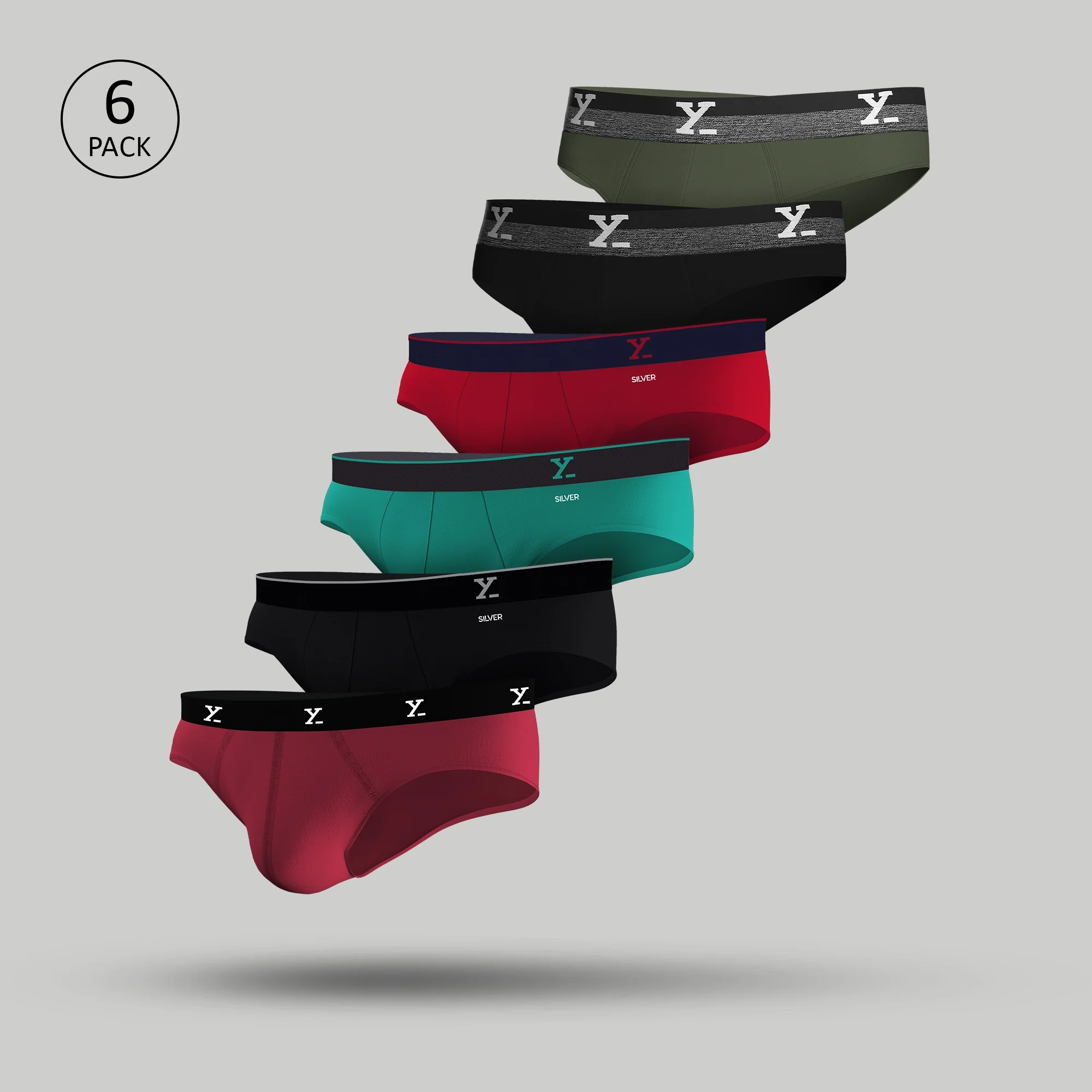 Ace Traq Nova Briefs (Pack of 6)