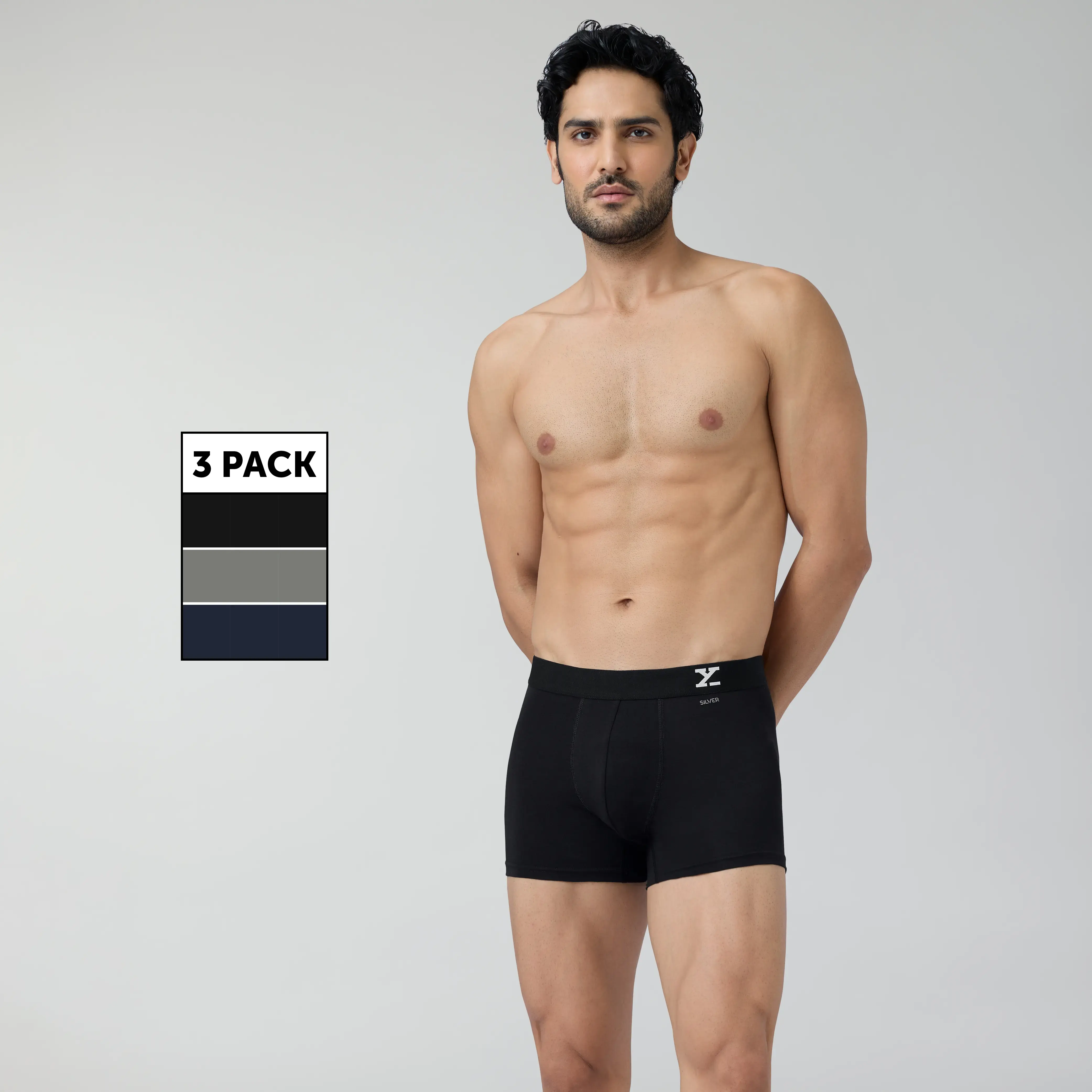 Aero Cotton Trunks (Pack of 3)