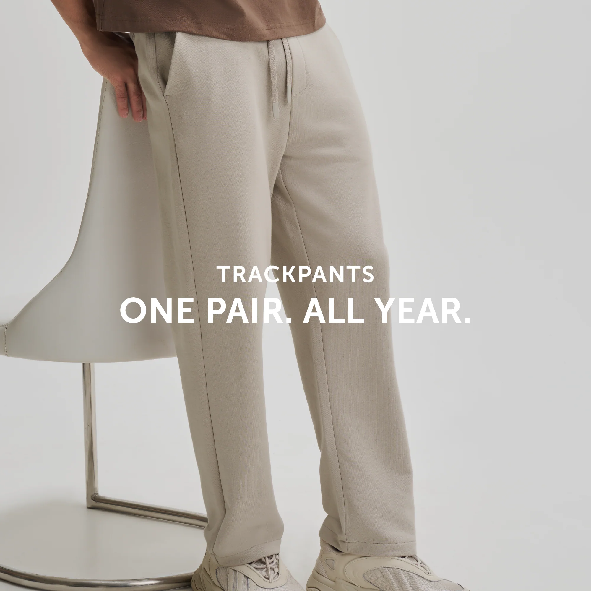 All-Season Trackpants - Smokey Beige - Image 3