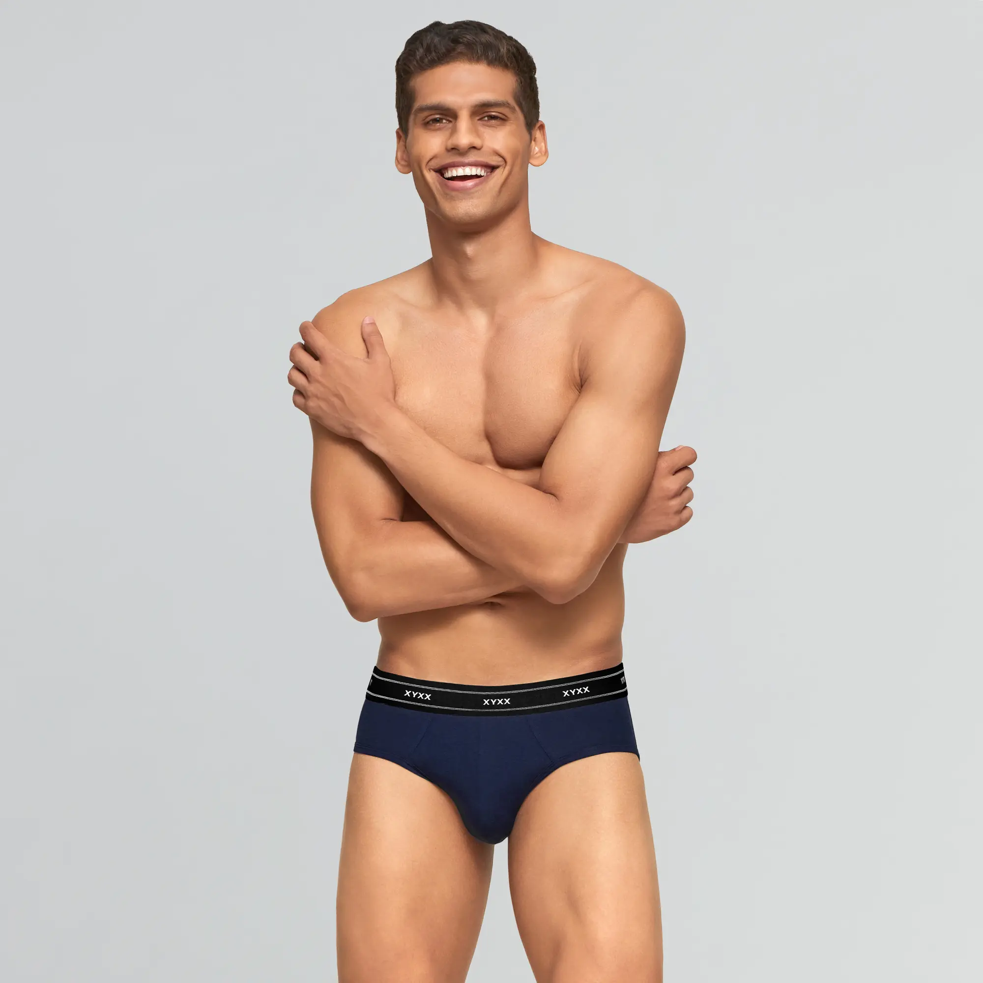 Apollo Bamboo Cotton Briefs Estate Blue - Image 2