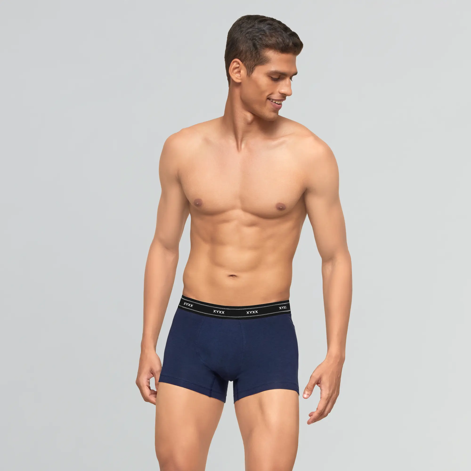 Apollo Bamboo Cotton Trunks Estate Blue - Image 2