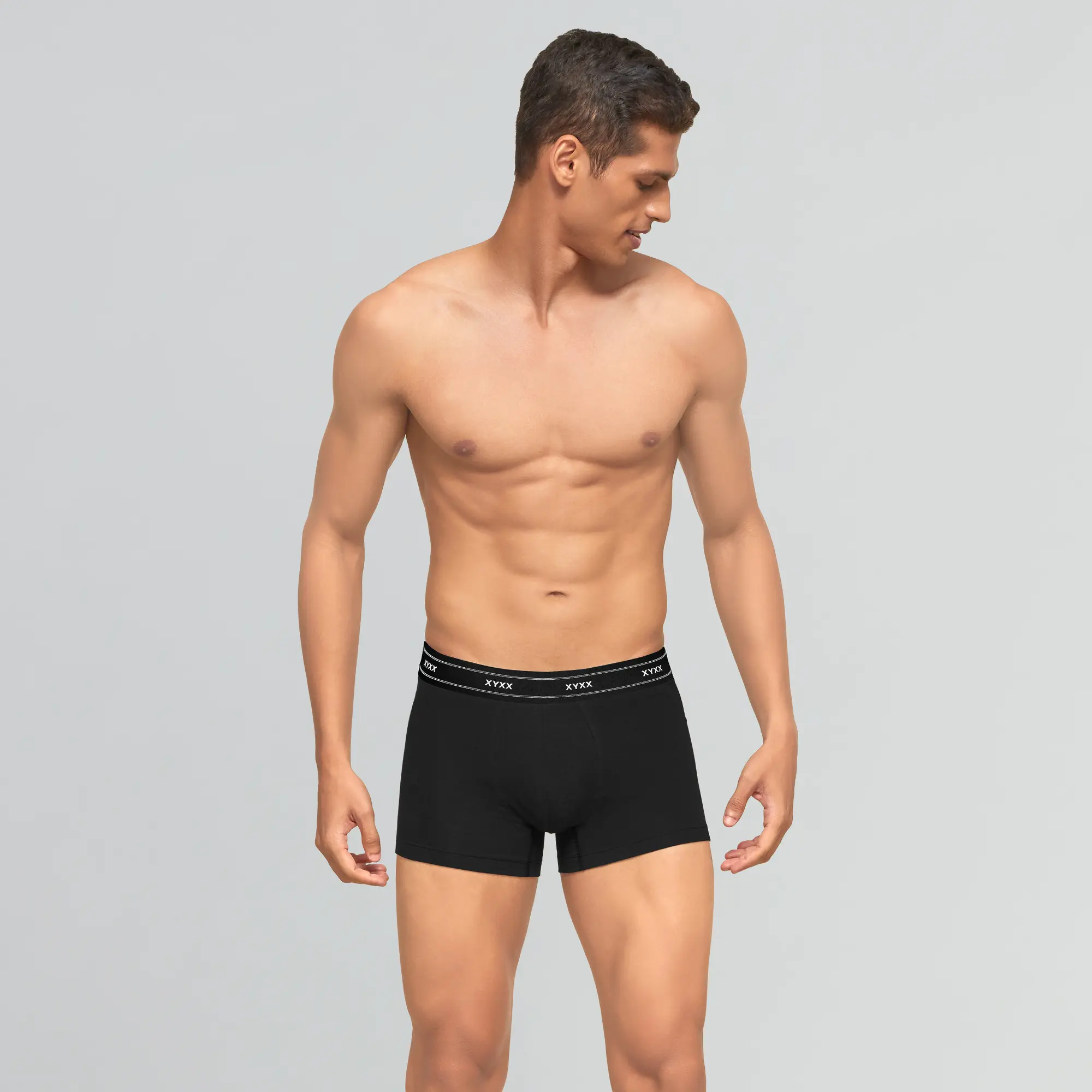 Apollo Bamboo Cotton Trunks Black Knight - Image 2