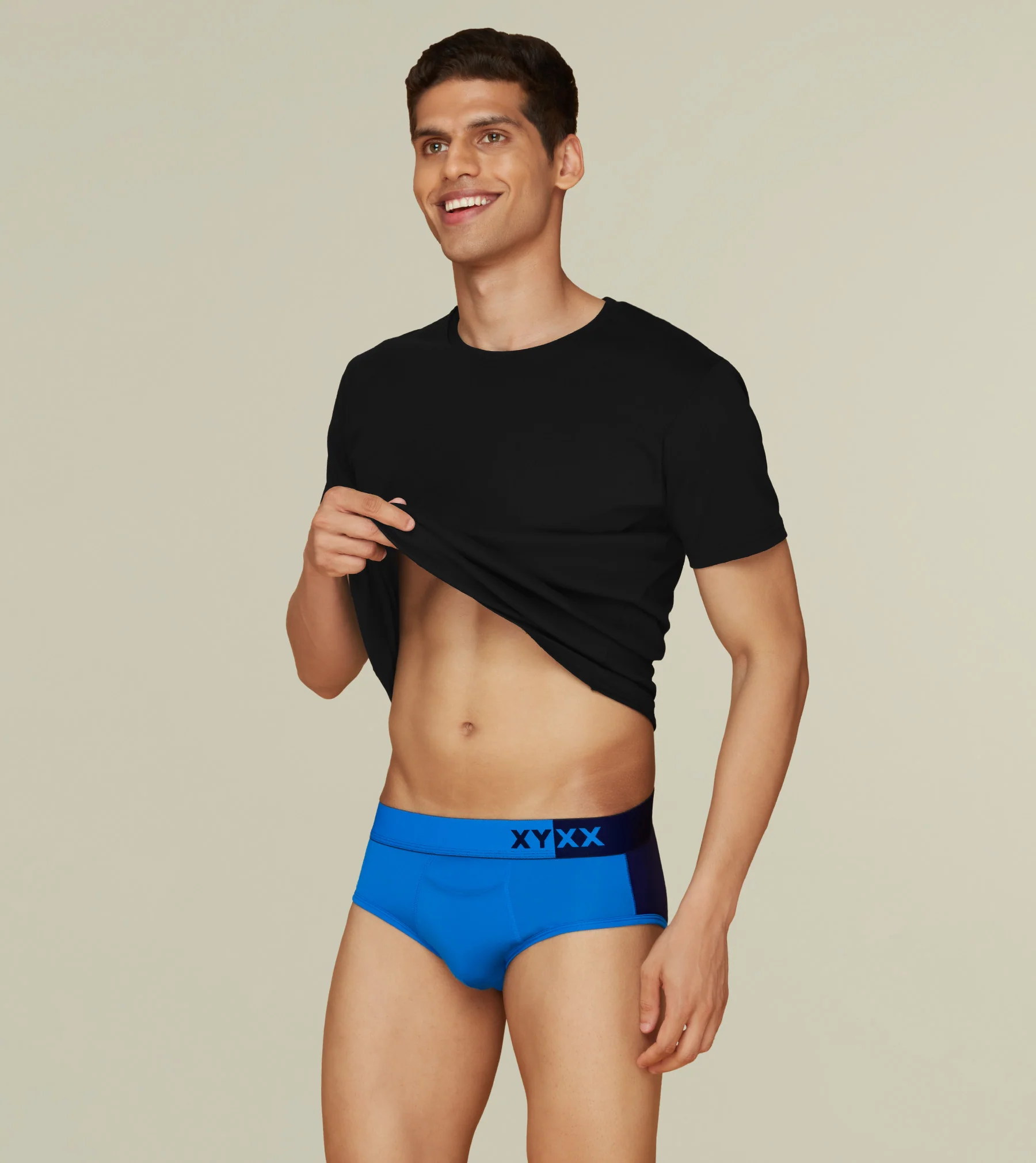 Dualist Modal Briefs Pack of 2 (Grey, Blue) - Image 5