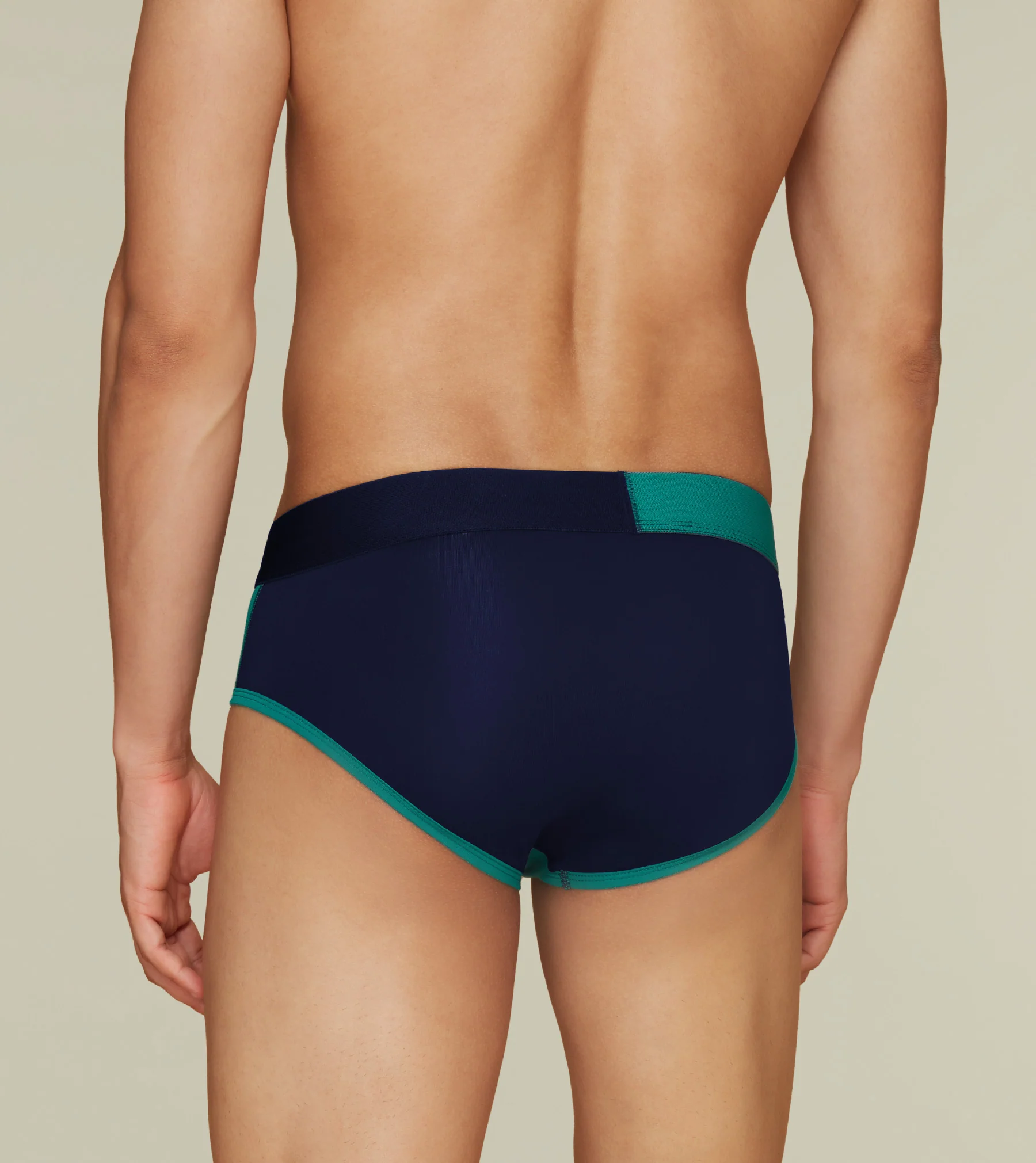 Dualist Modal Briefs Pack of 3 (Aqua Blue, Lime Yellow, Blue) - Image 3