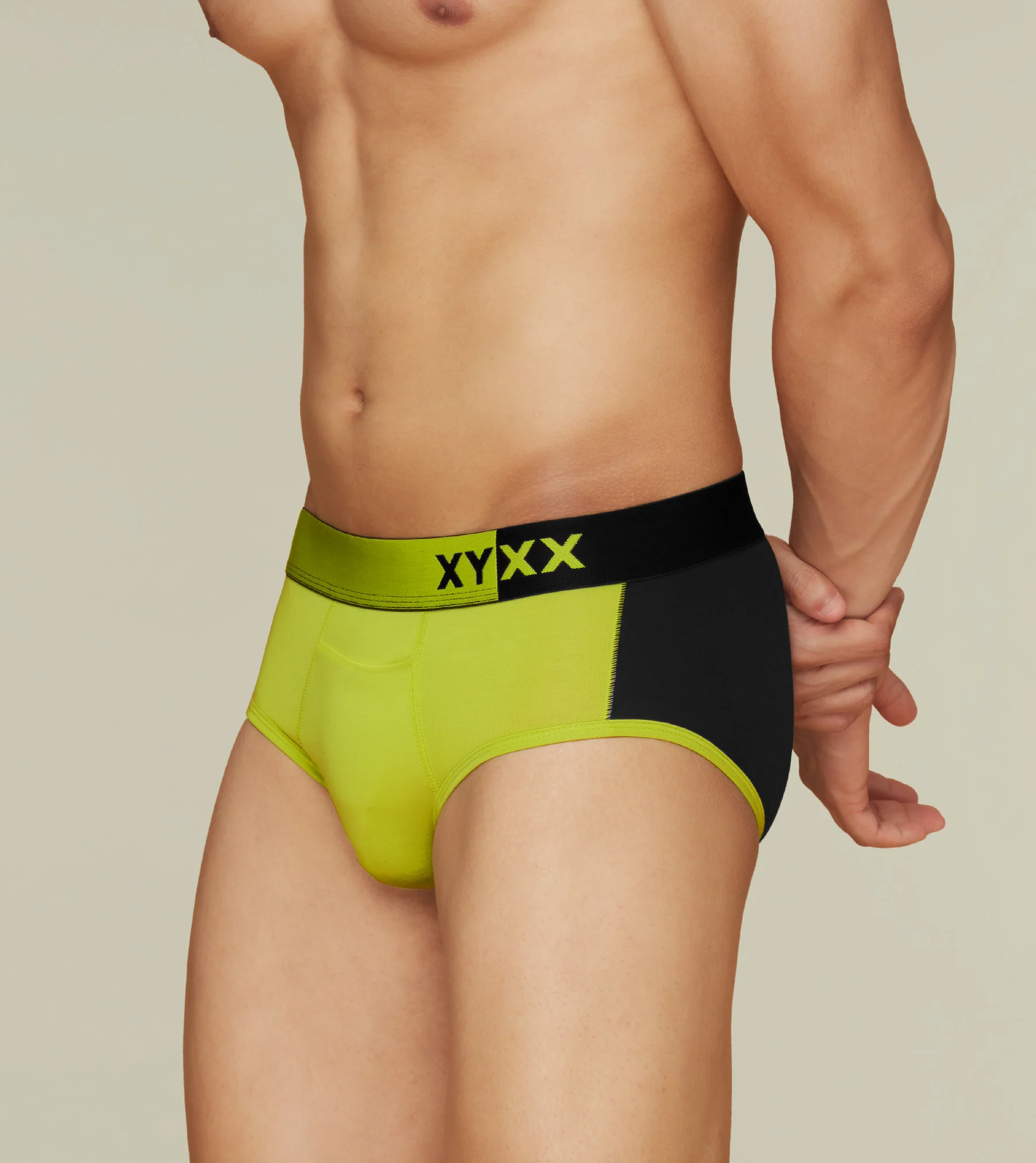 Dualist Modal Briefs Pack of 3 (Aqua Blue, Lime Yellow, Blue) - Image 4