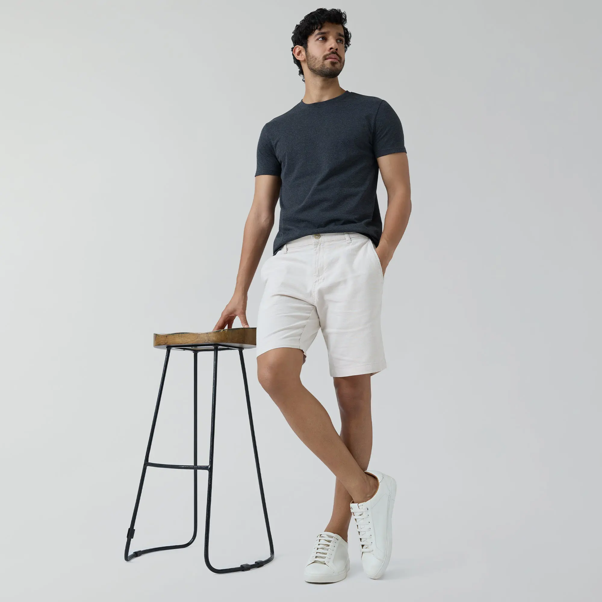 Code Cotton Rich T-shirts Charcoal Grey - Image 3