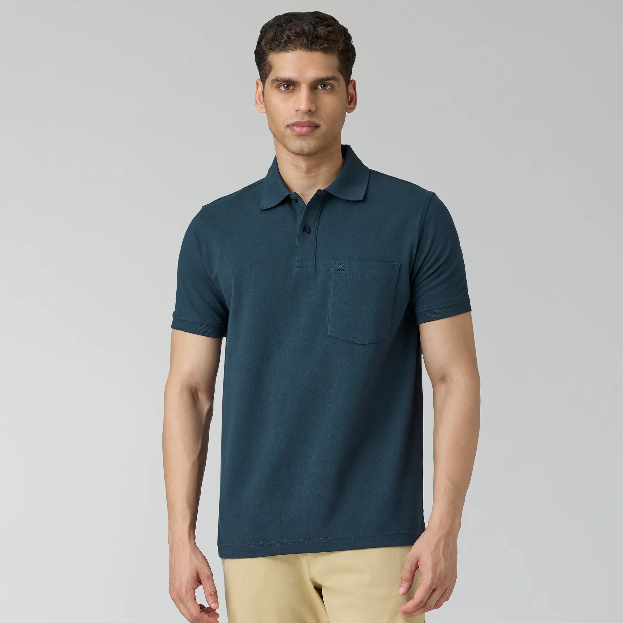 Code Polo T-shirts Isle Blue