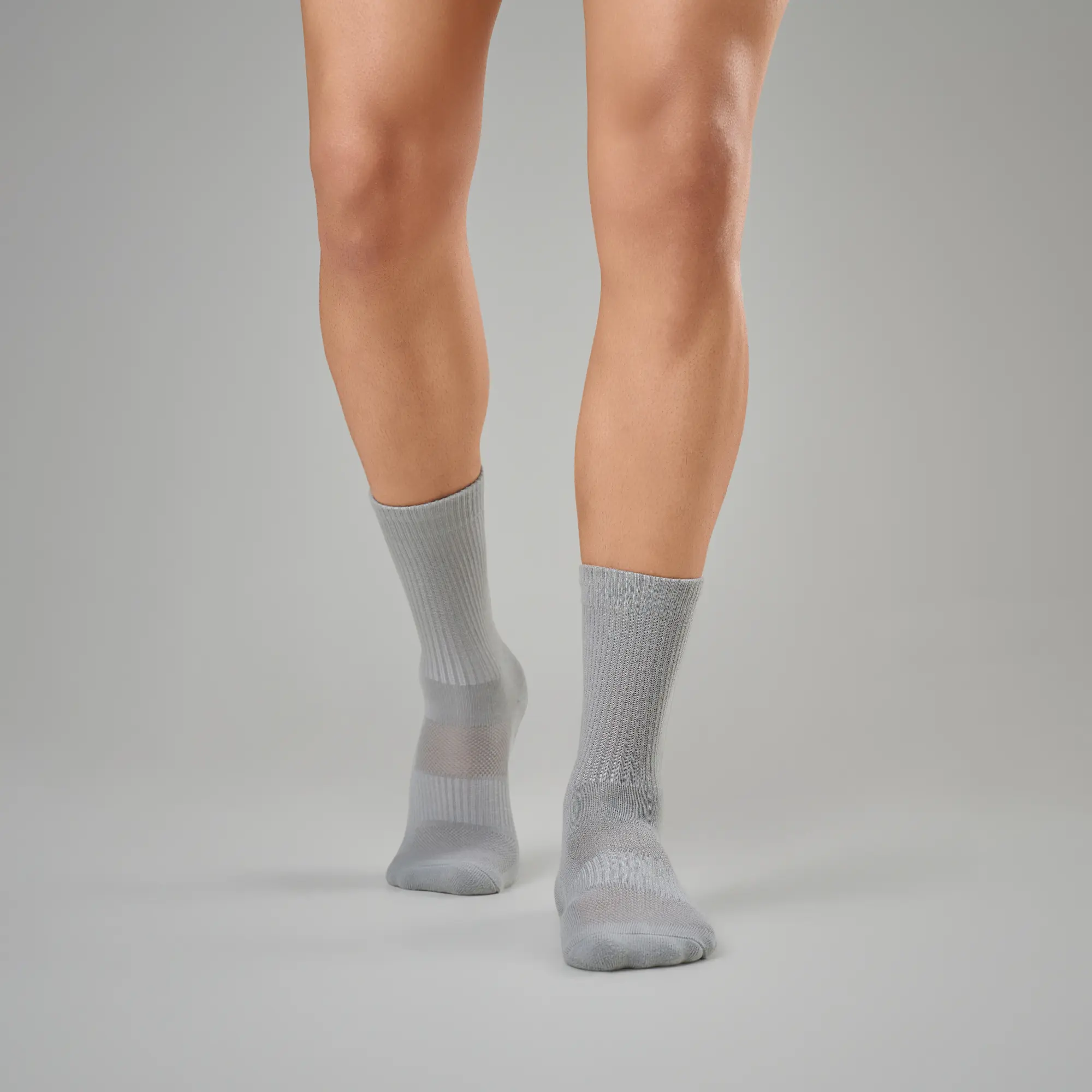 Crew-Length Socks - Cement Grey - Image 4