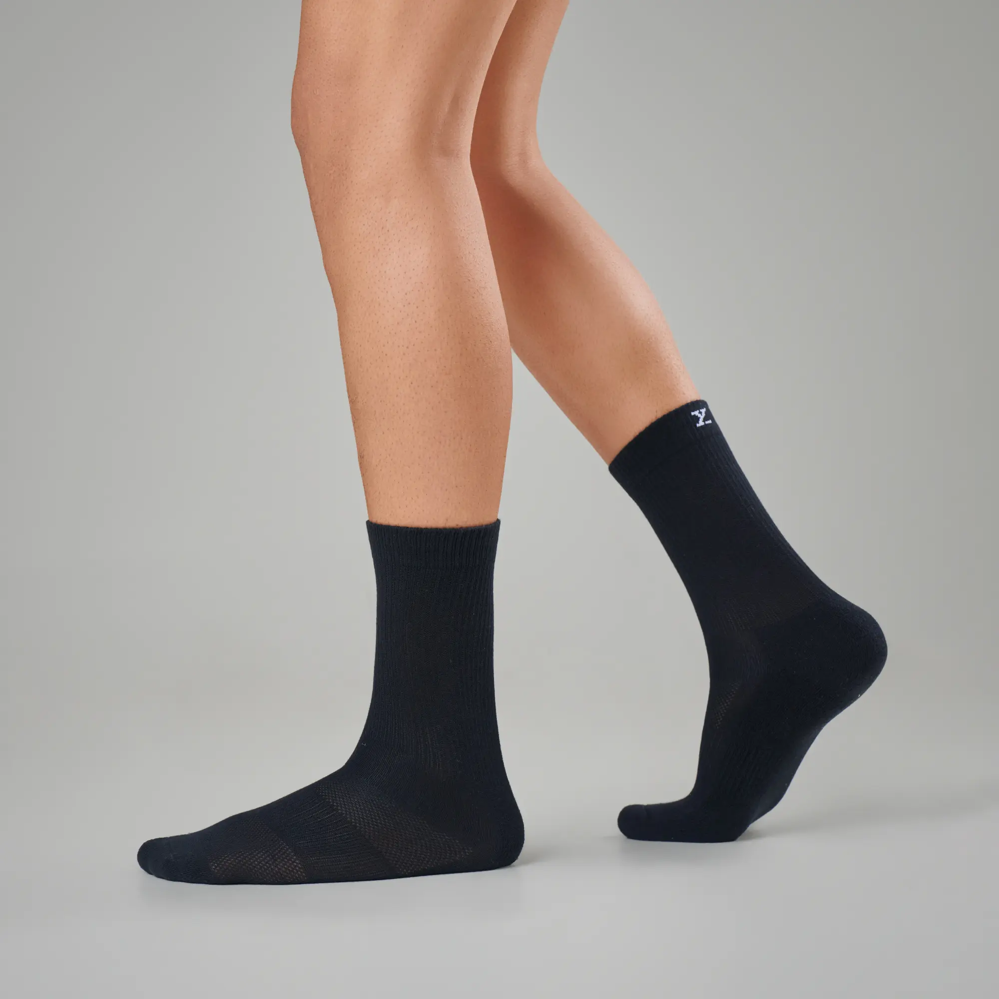 Crew-Length Socks - Pitch Black - Image 5