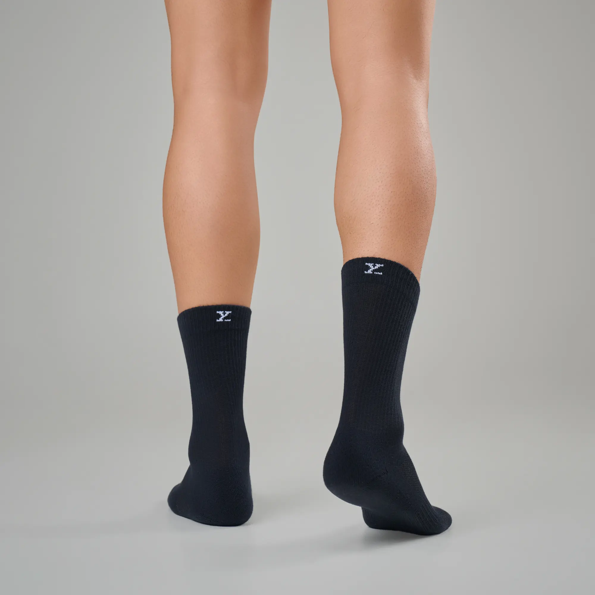 Crew-Length Socks - Pitch Black - Image 6
