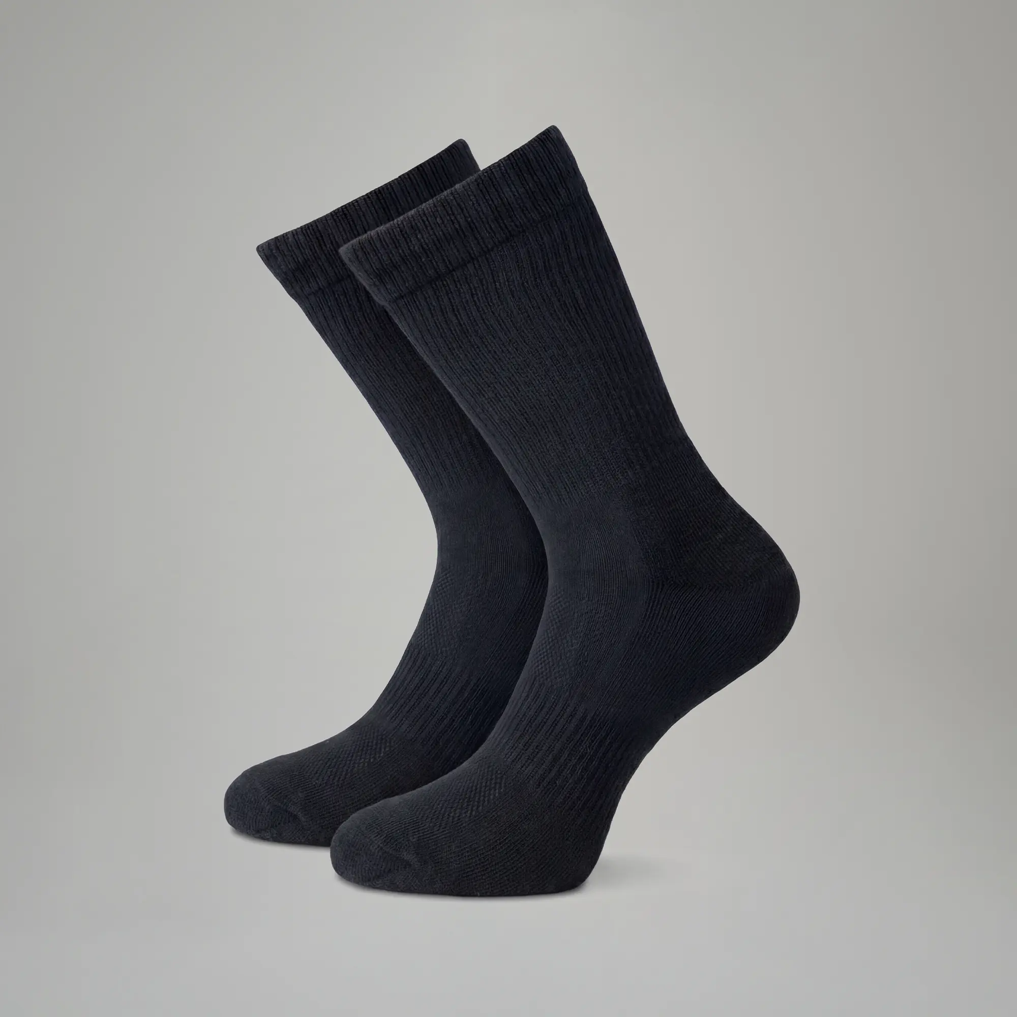 Crew-Length Socks - Pitch Black - Image 3