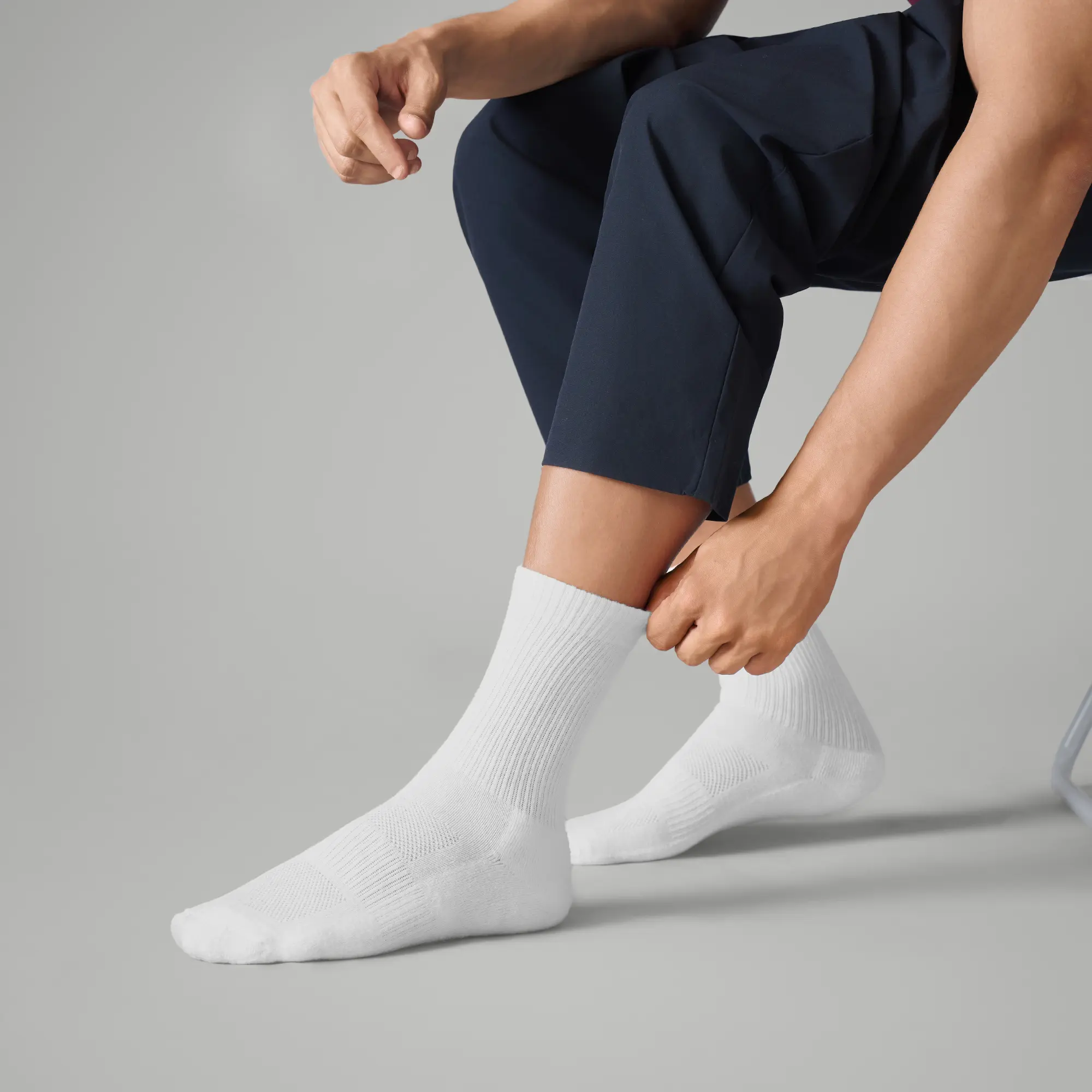 Crew-Length Socks - Polar White - Image 2