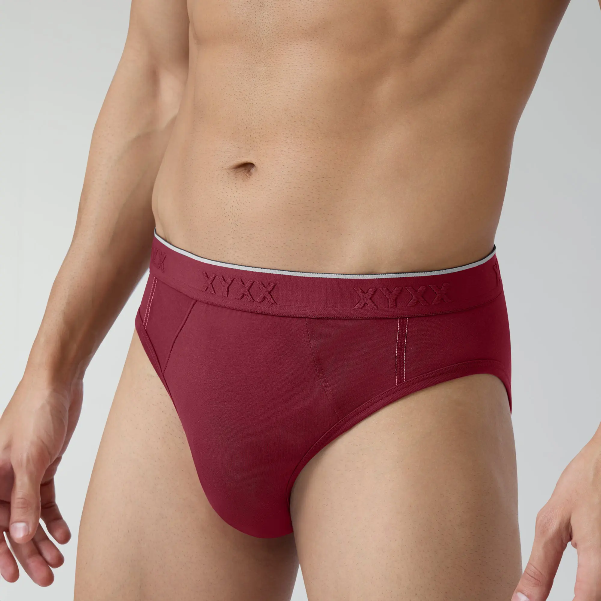 Crux Cotton Stretch Briefs Bold Burgundy - Image 6