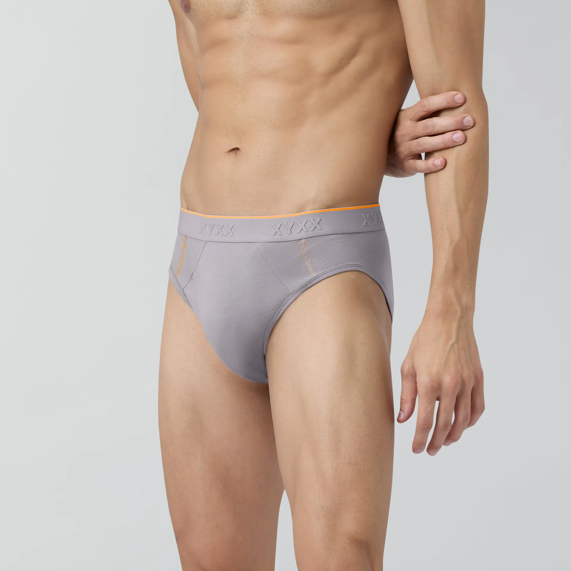 Crux Cotton Stretch Briefs Cloud Grey - Image 4