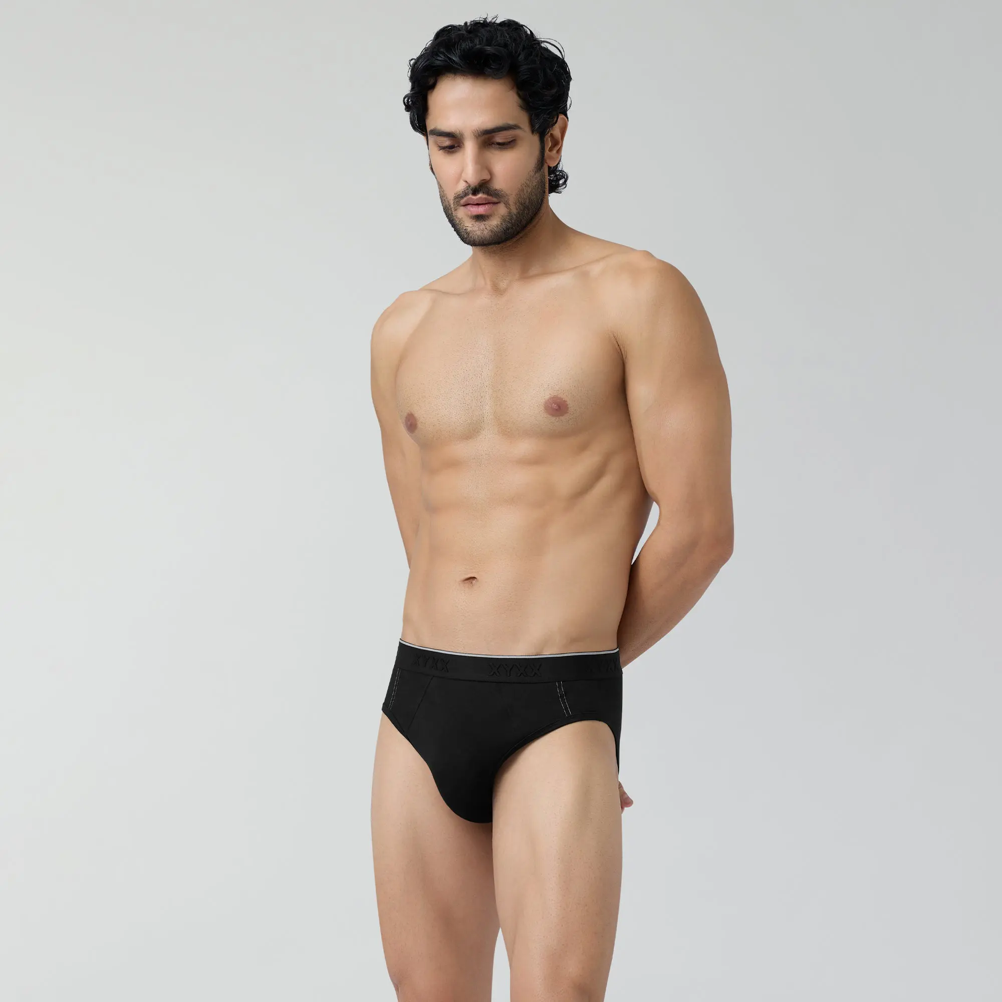 Crux Cotton Stretch Briefs Pitch Black - Image 2