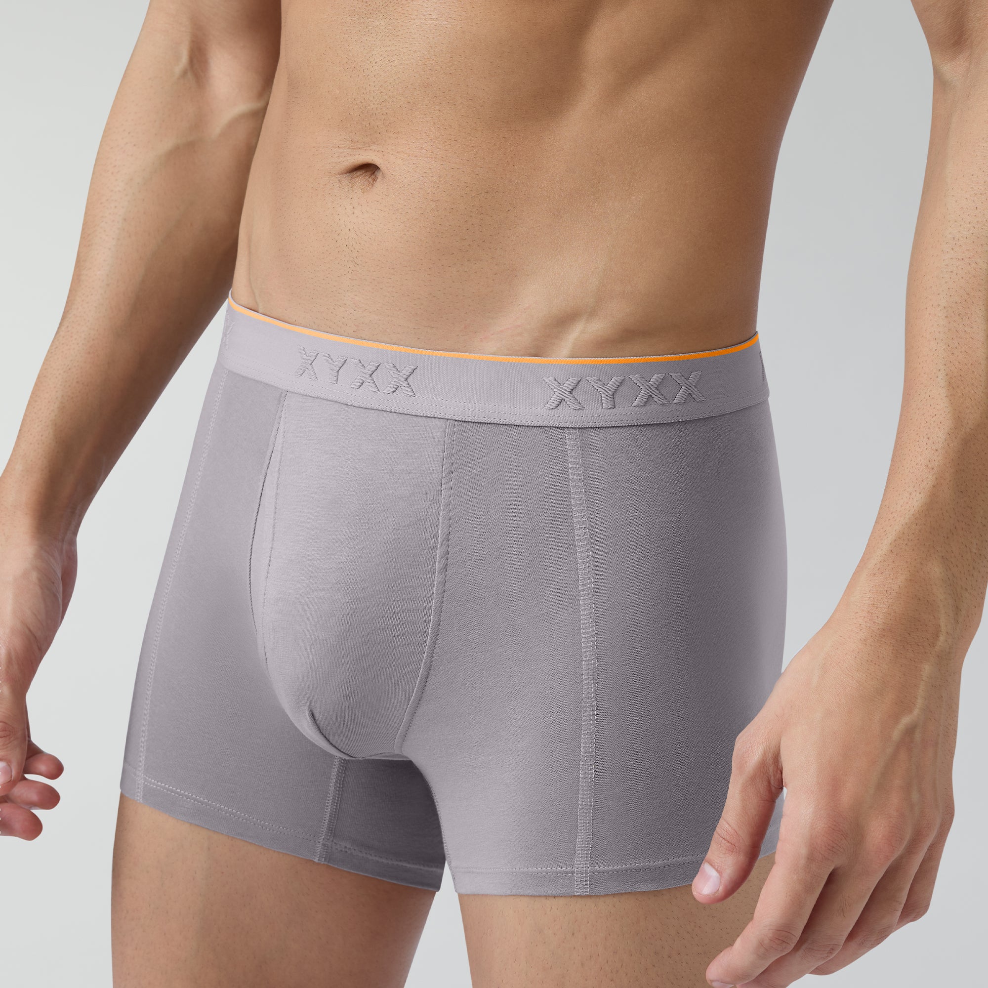 Crux Cotton Stretch Trunks Cloud Grey - Image 4