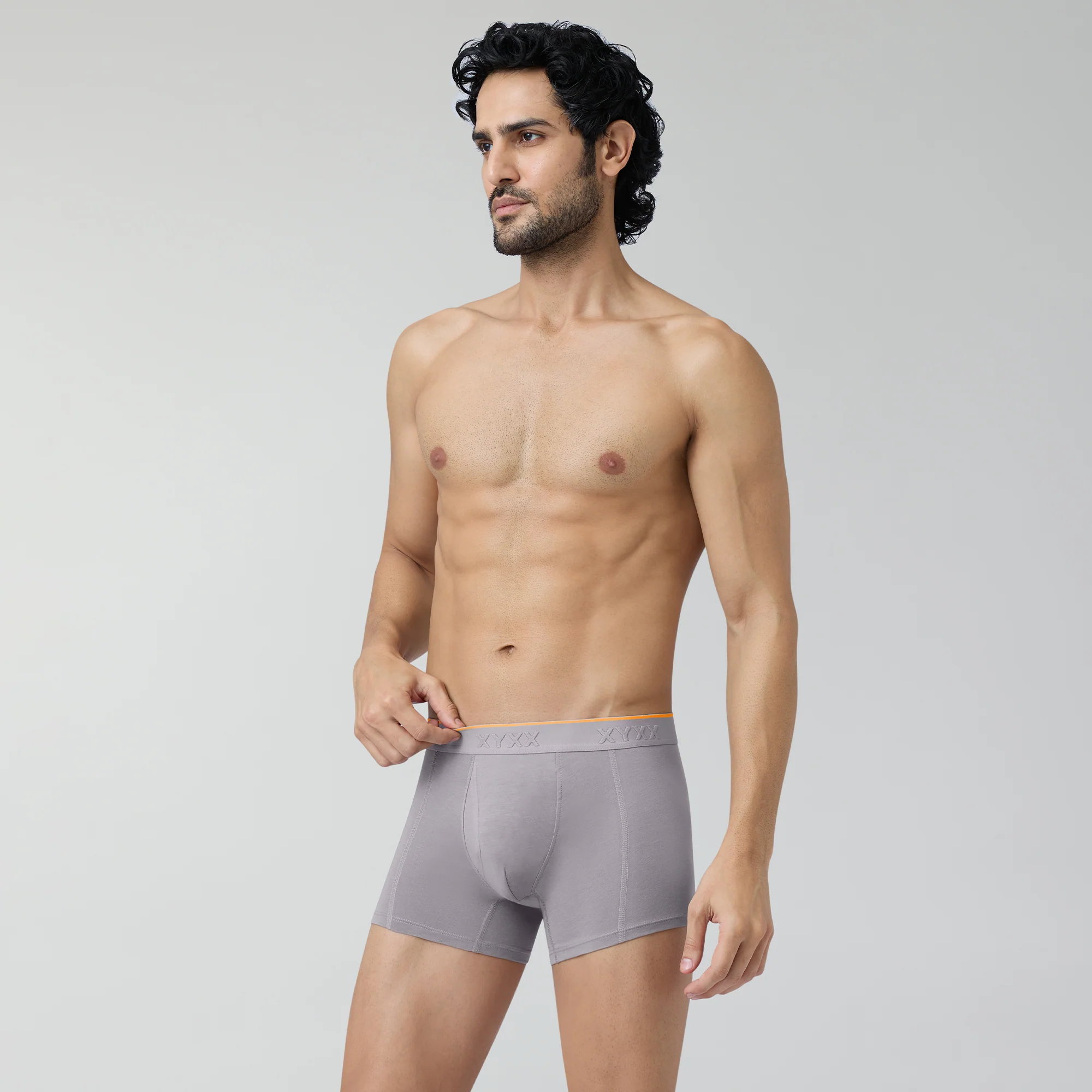 Crux Cotton Stretch Trunks Cloud Grey - Image 5
