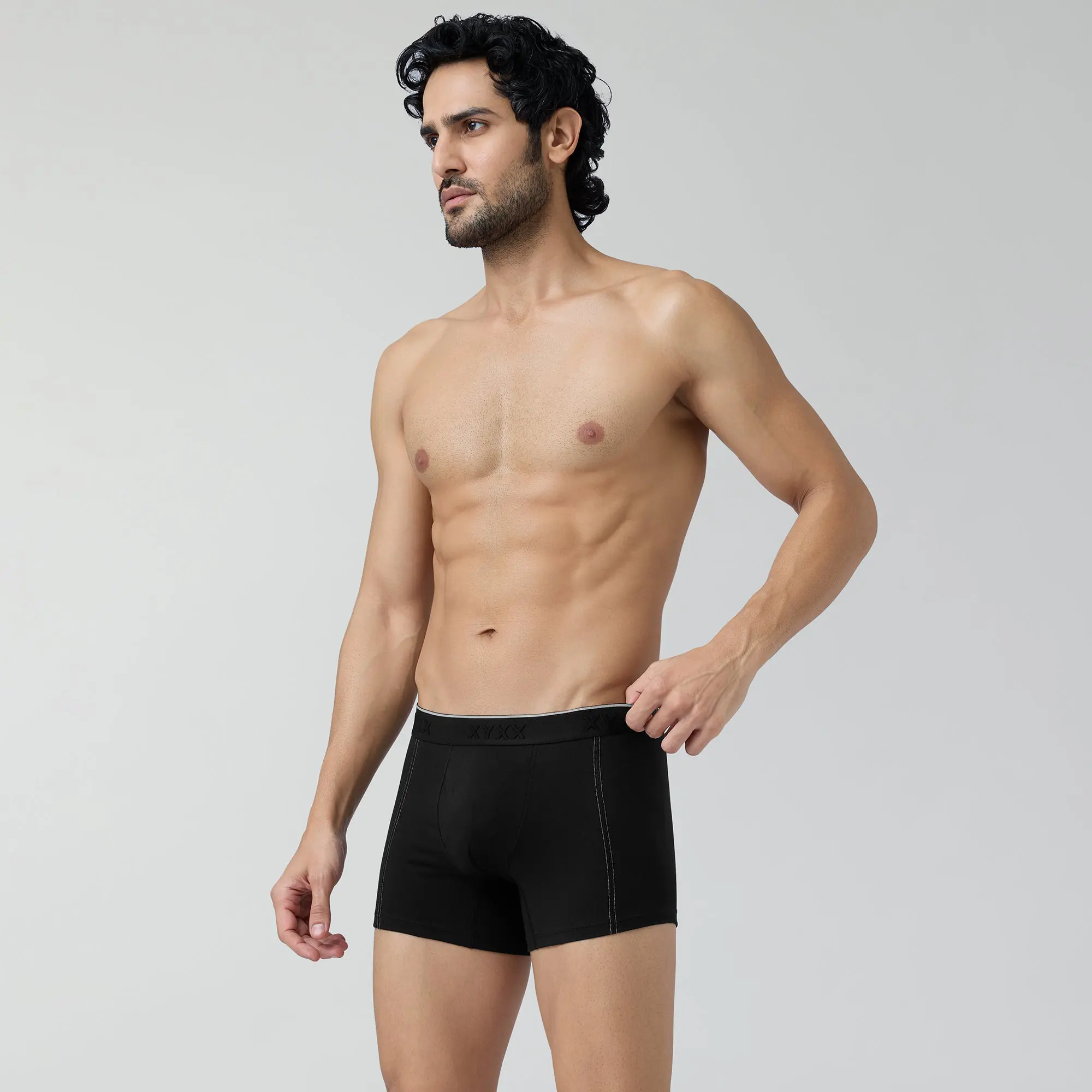 Crux Cotton Stretch Trunks Pitch Black - Image 2