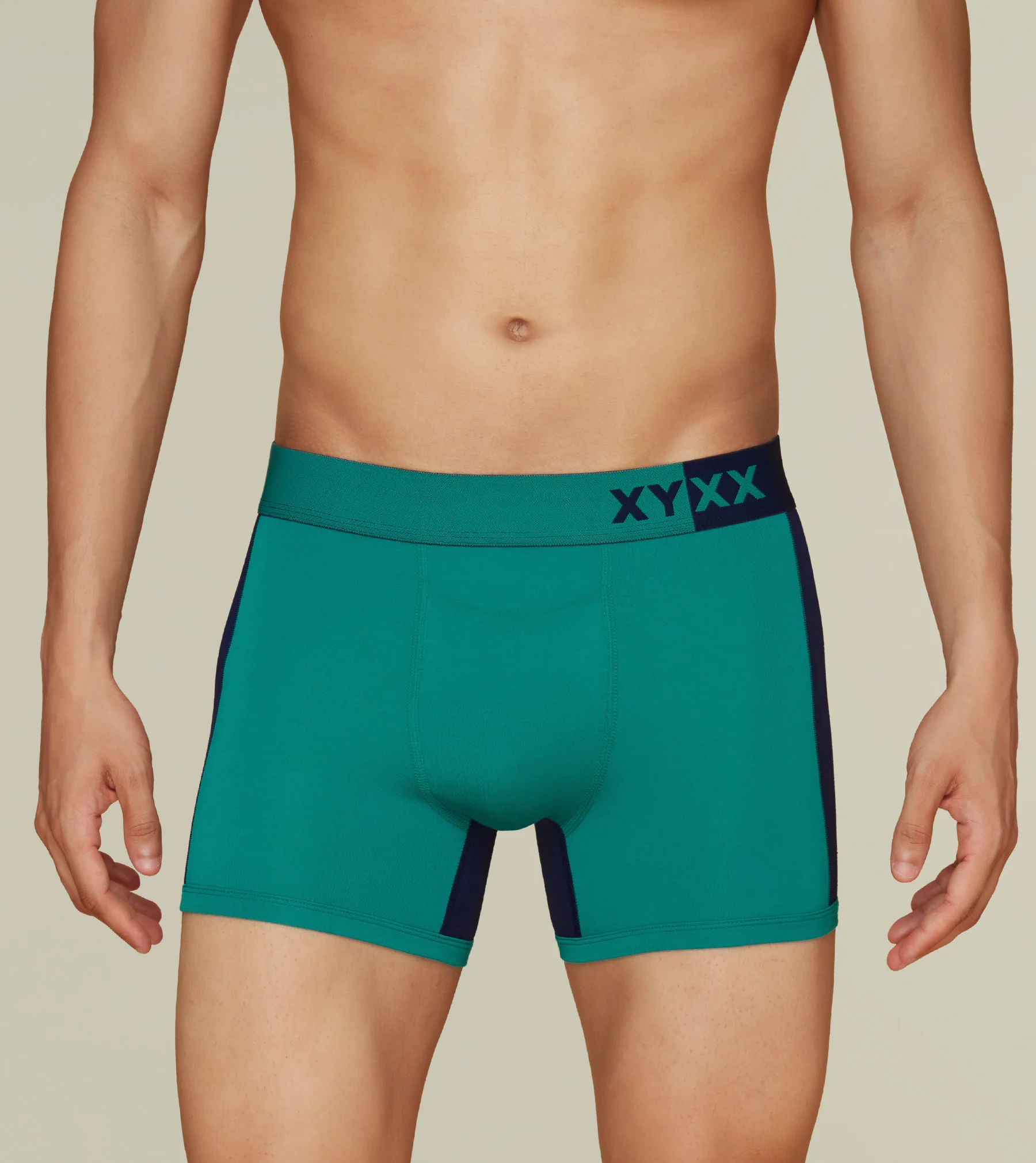Dualist Modal Trunks Pack of 2 (Aqua Blue, Lime Yellow) - Image 2
