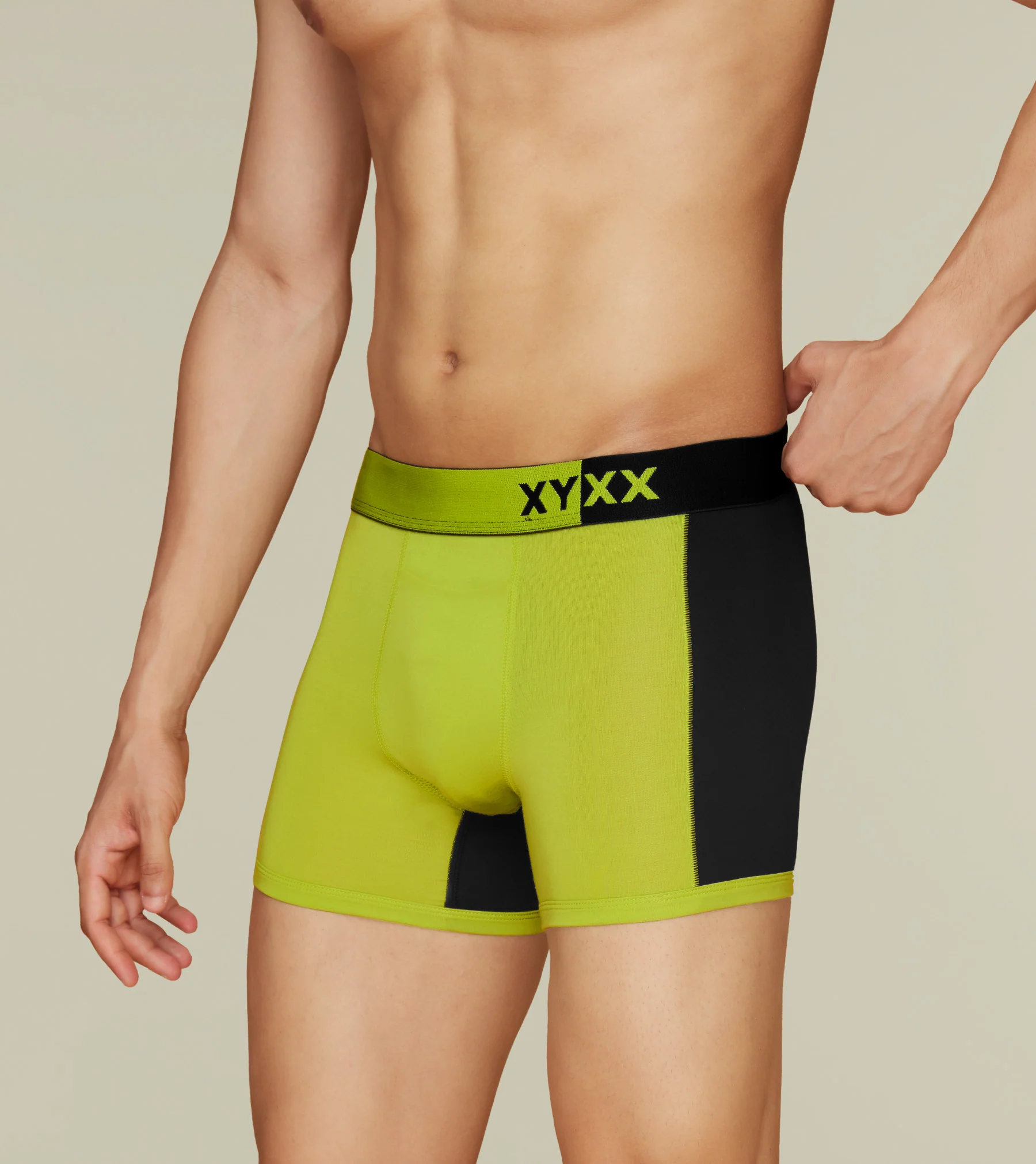 Dualist Modal Trunks Pack of 2 (Aqua Blue, Lime Yellow) - Image 4