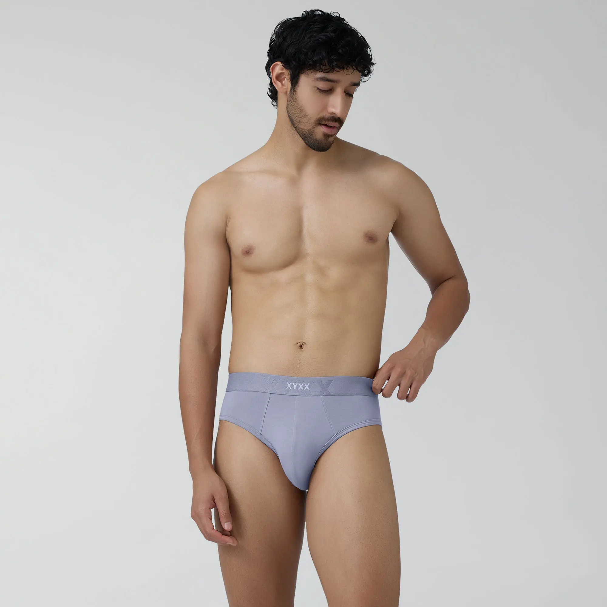 Element Cotton Stretch Briefs For Men Ash Grey - Image 5