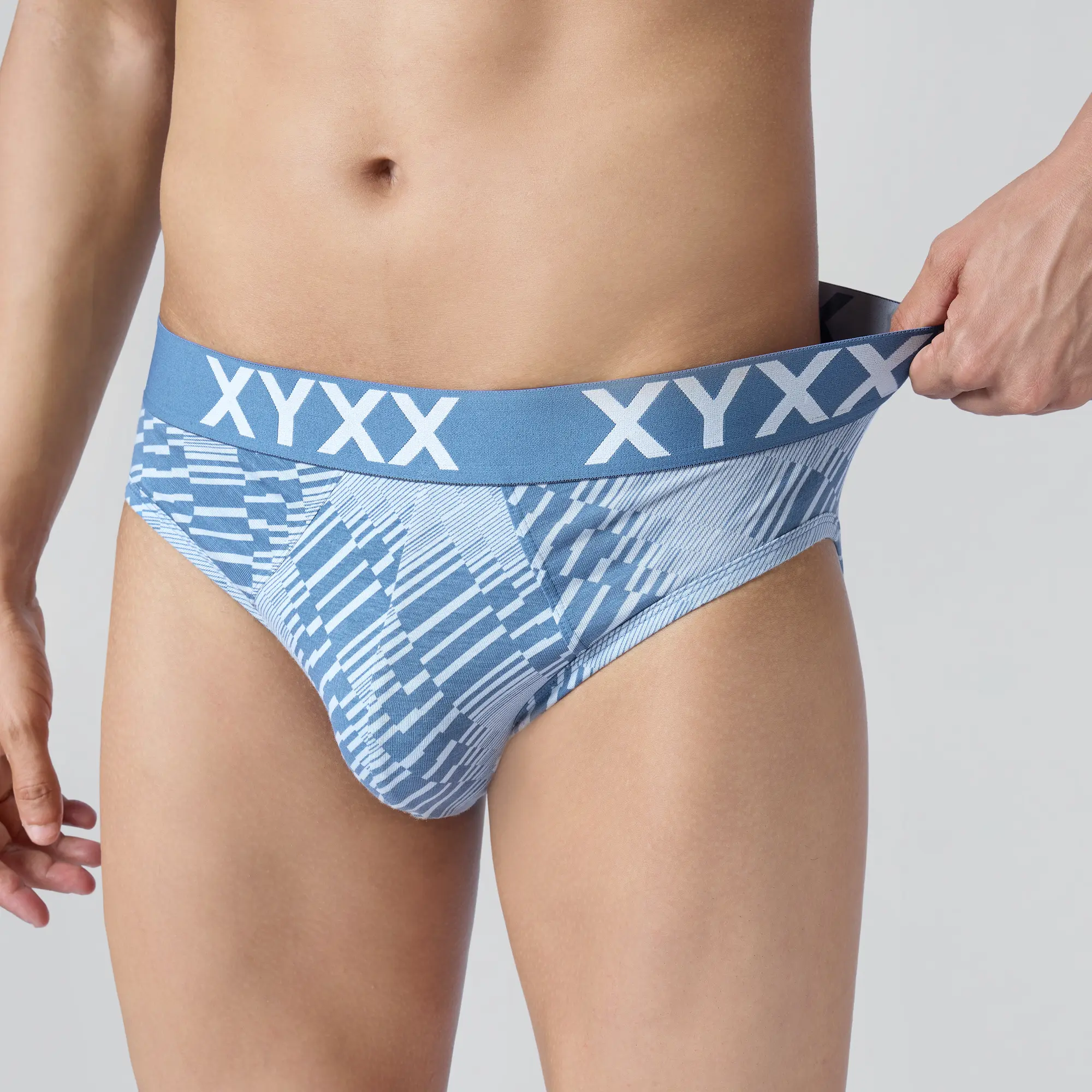 Matrix Cotton-Modal Briefs Cascade Blue - Image 6