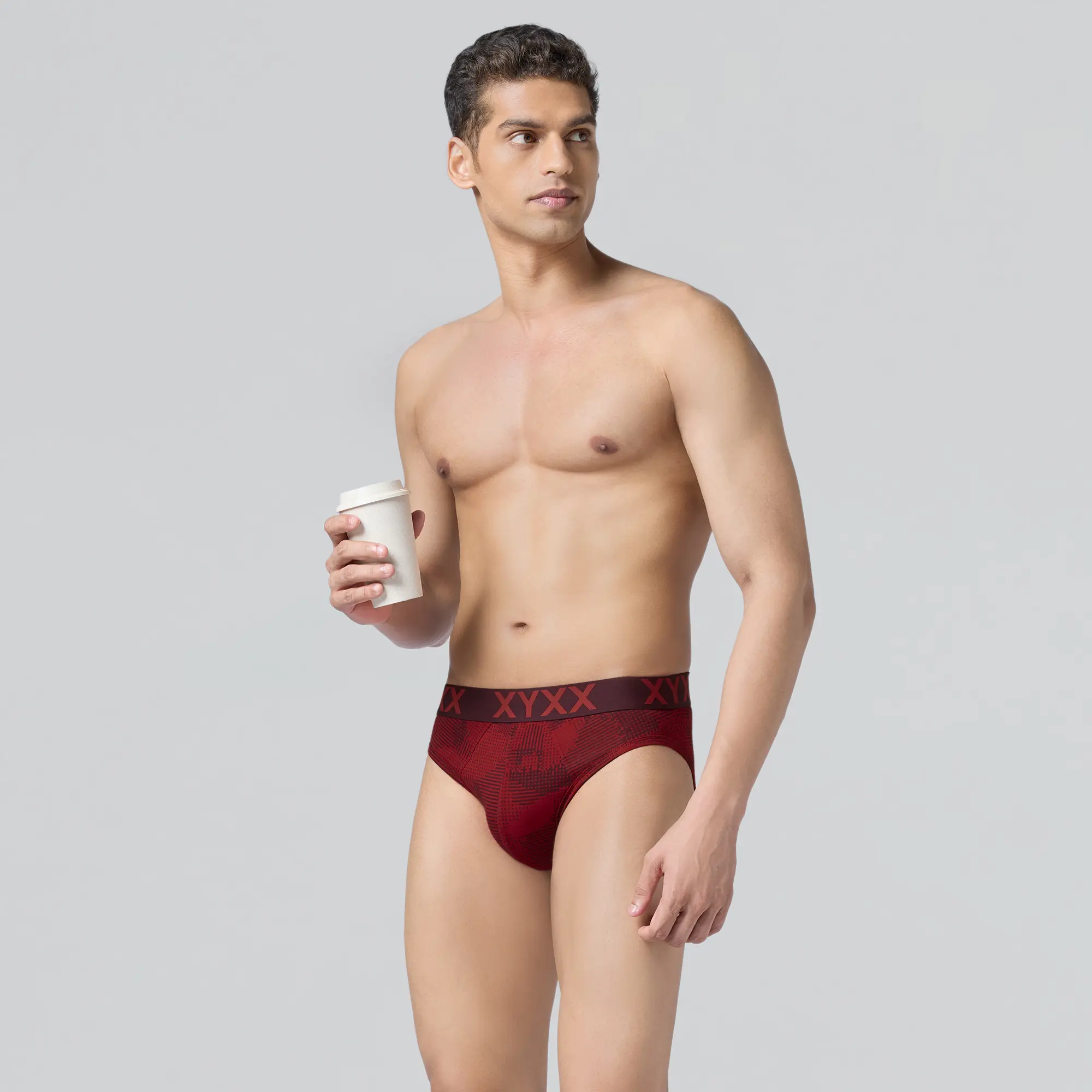 Matrix Cotton-Modal Briefs Code Red - Image 4