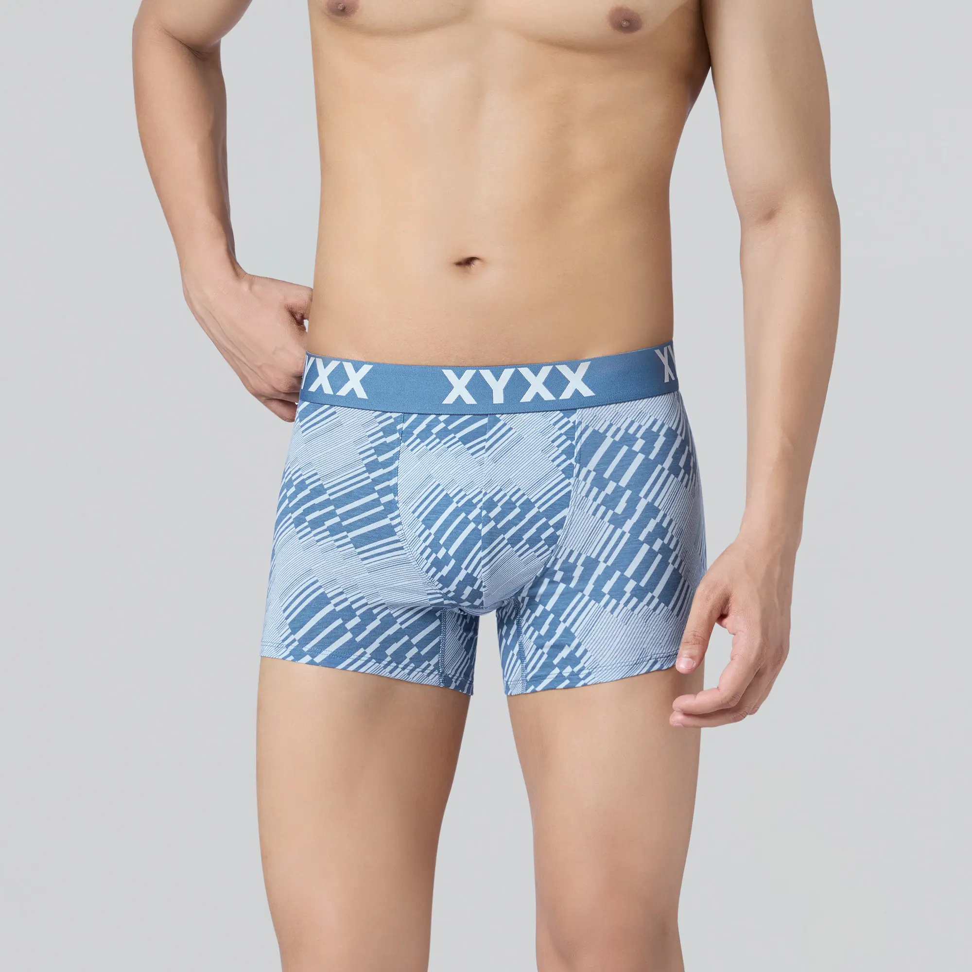 Matrix Cotton-Modal Trunks Cascade Blue - Image 2