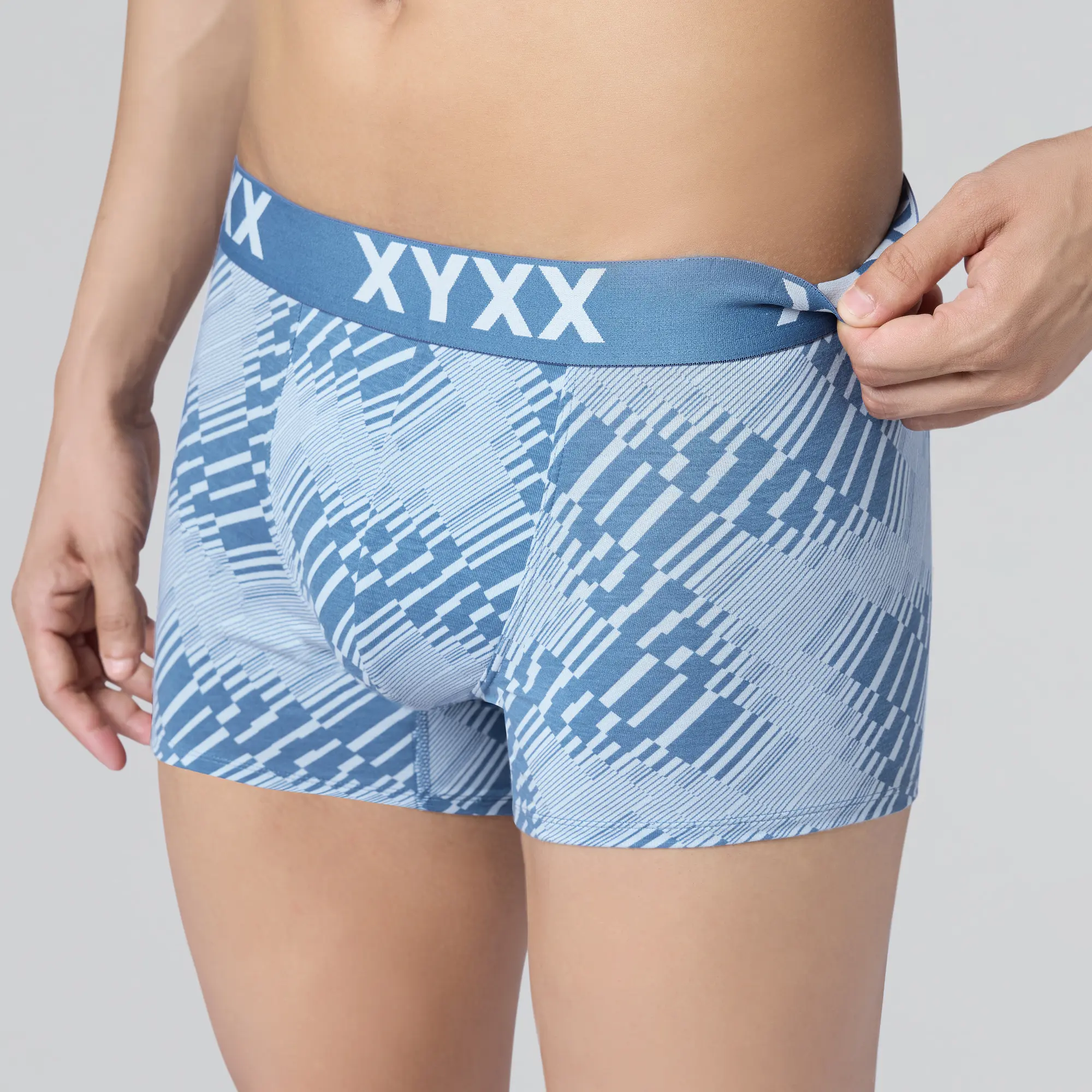 Matrix Cotton-Modal Trunks Cascade Blue - Image 6
