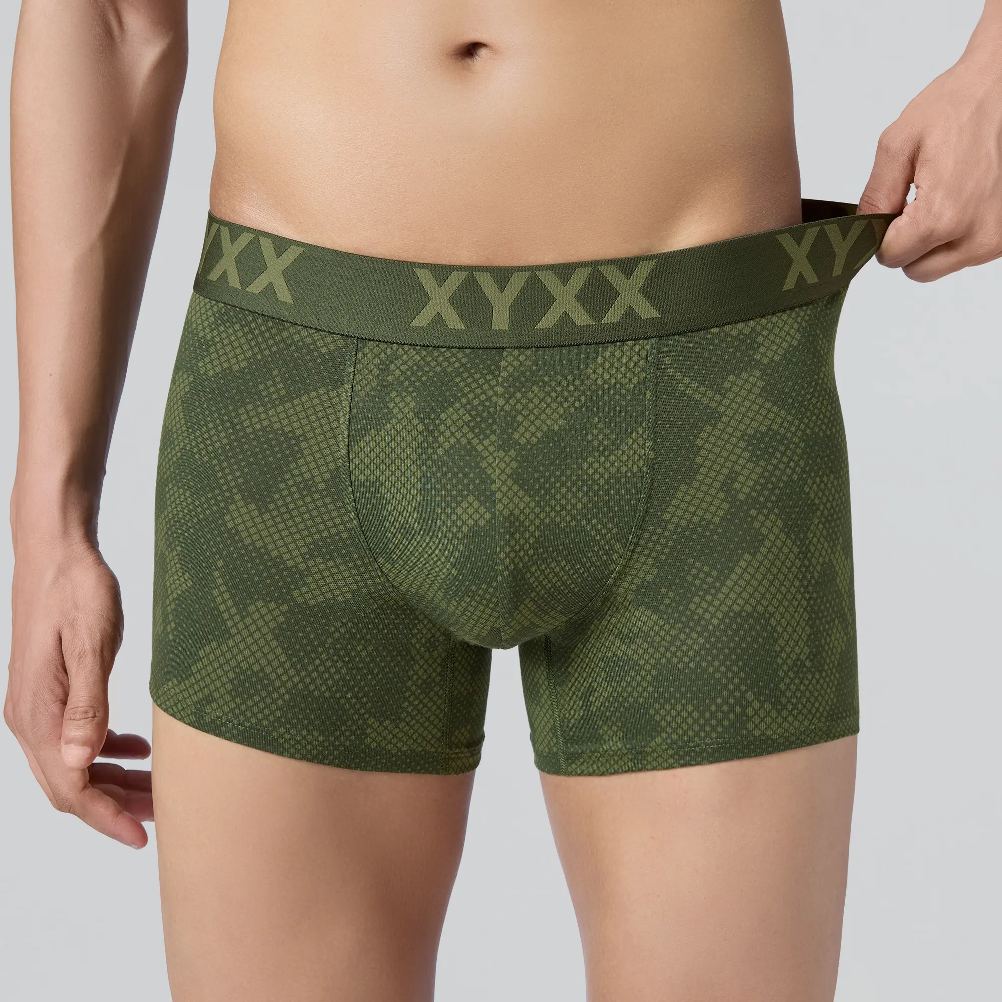Matrix Cotton-Modal Trunks Olive Drift - Image 6
