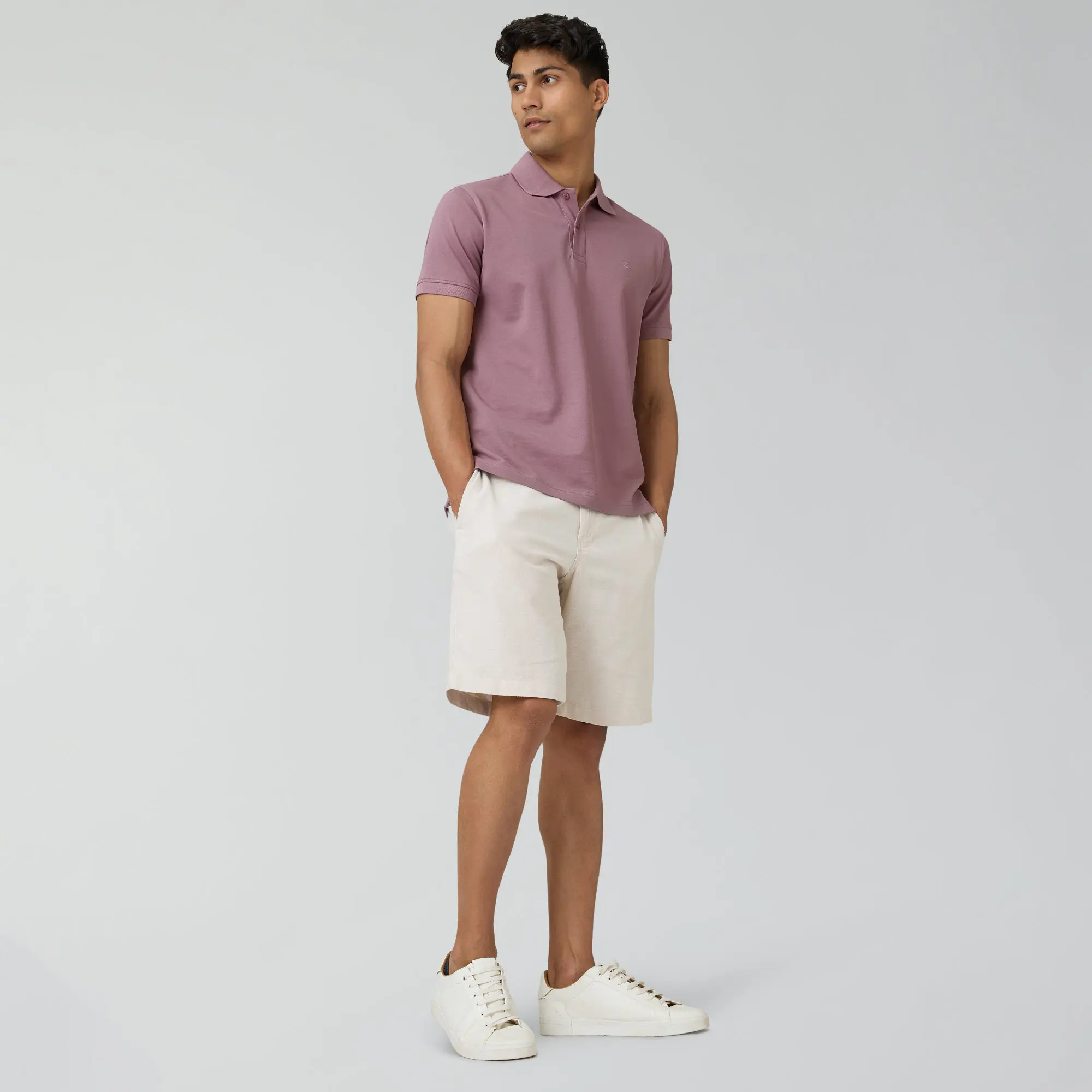 Nova Combed Cotton Polo T-shirts Rose Blush - Image 4