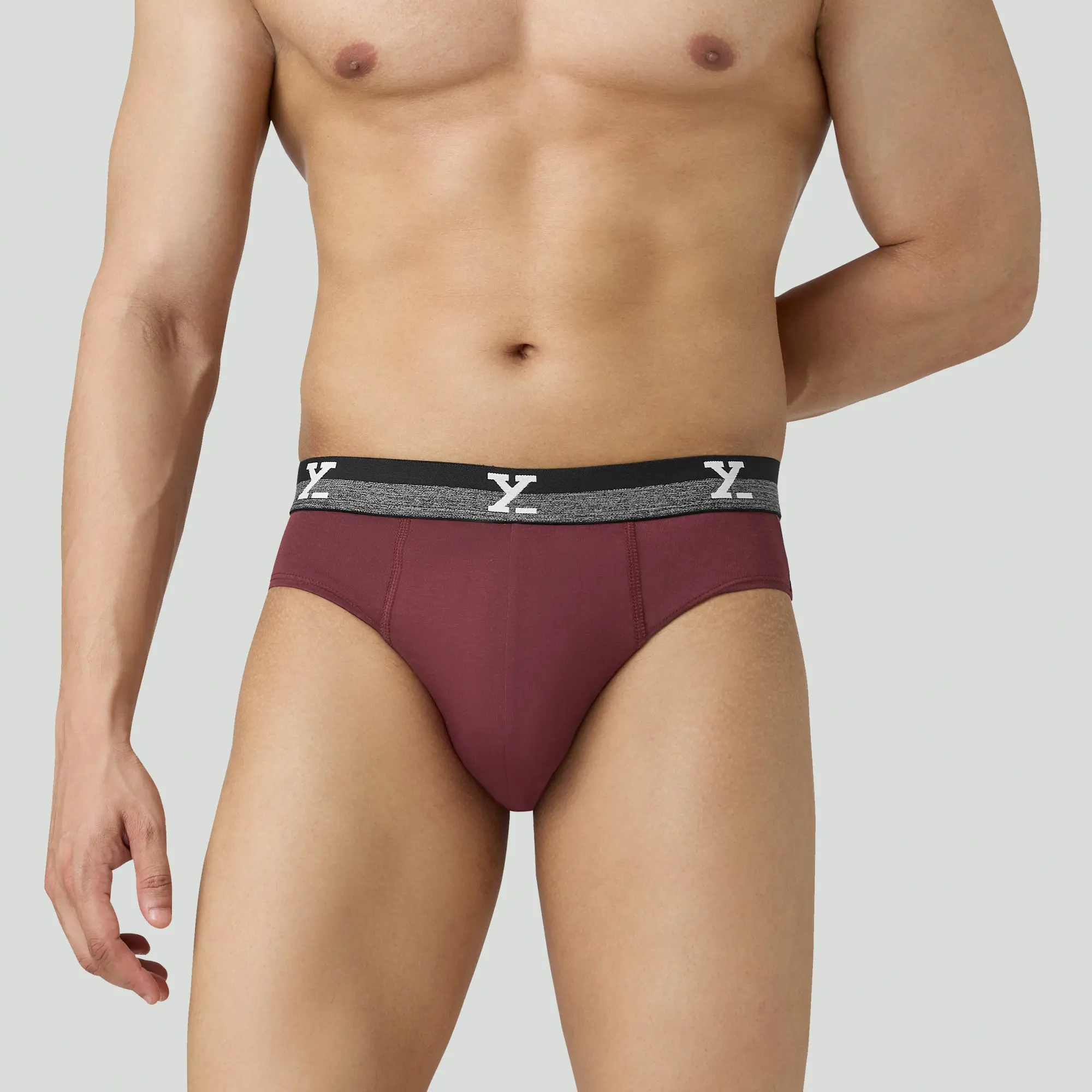 Nova Cotton Briefs Brick Red - Image 2