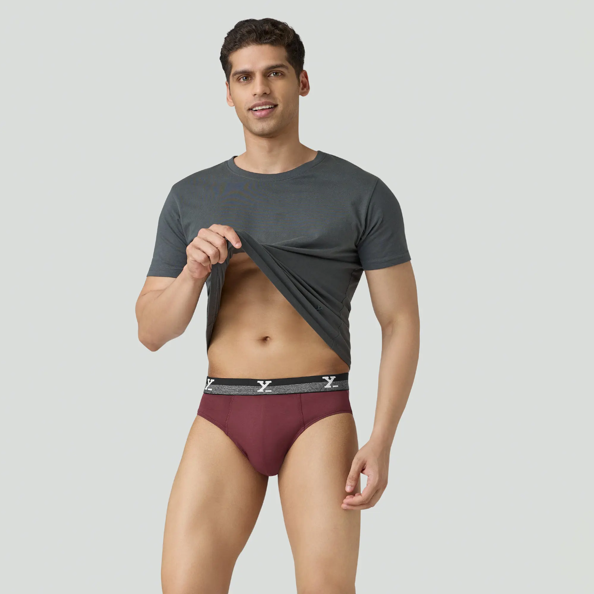Nova Cotton Briefs Brick Red - Image 5