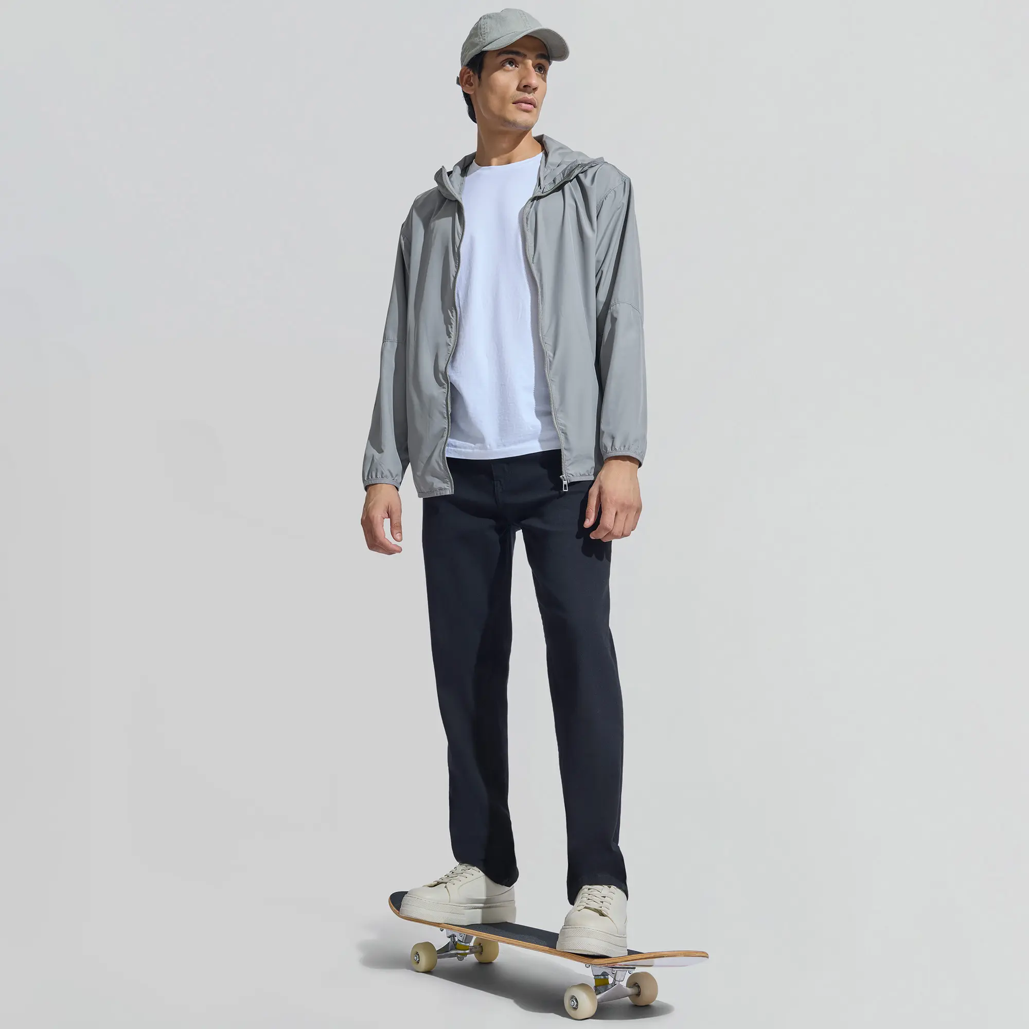 Ozone Polyester Parka Jacket - Ash Grey - Image 3