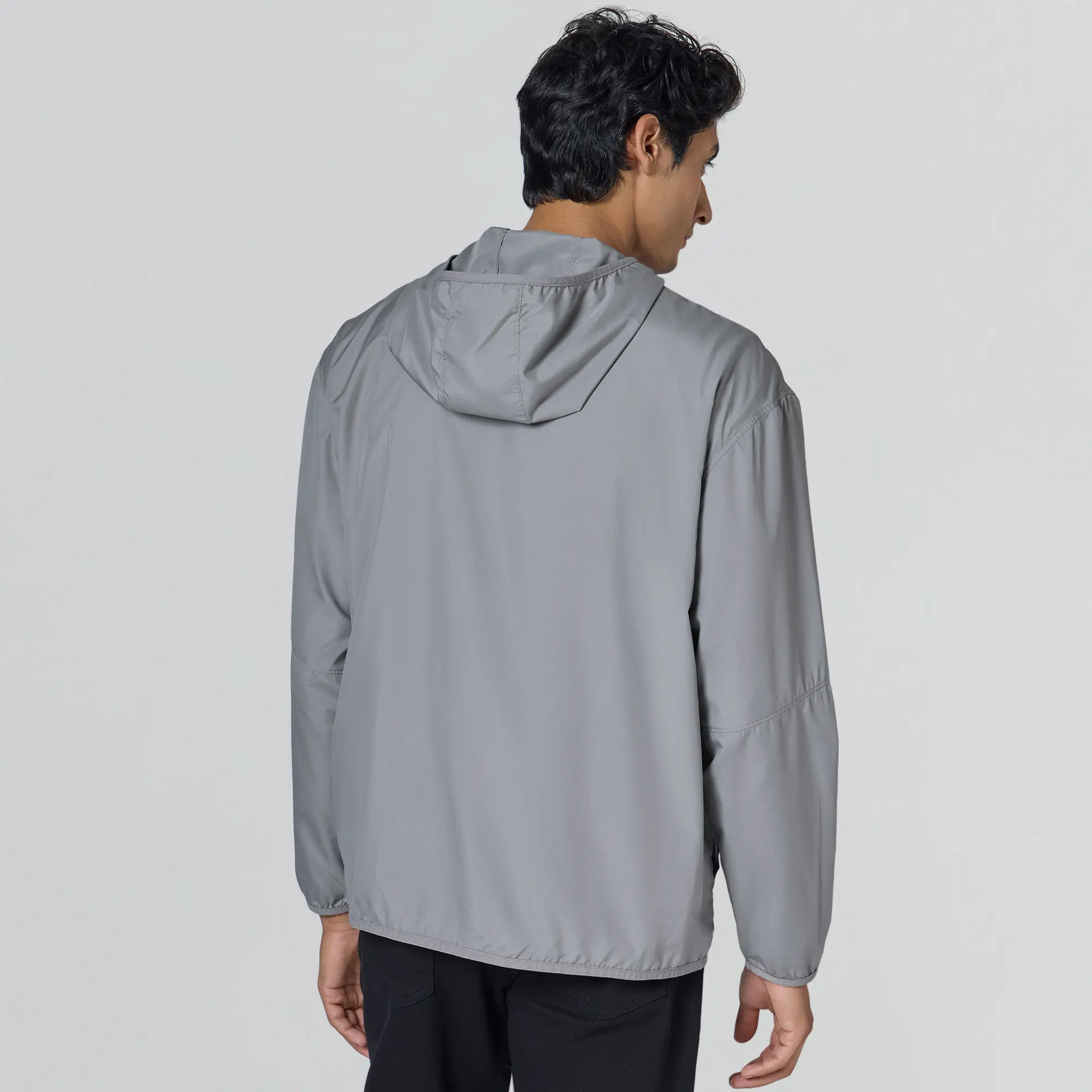 Ozone Polyester Parka Jacket - Ash Grey - Image 6